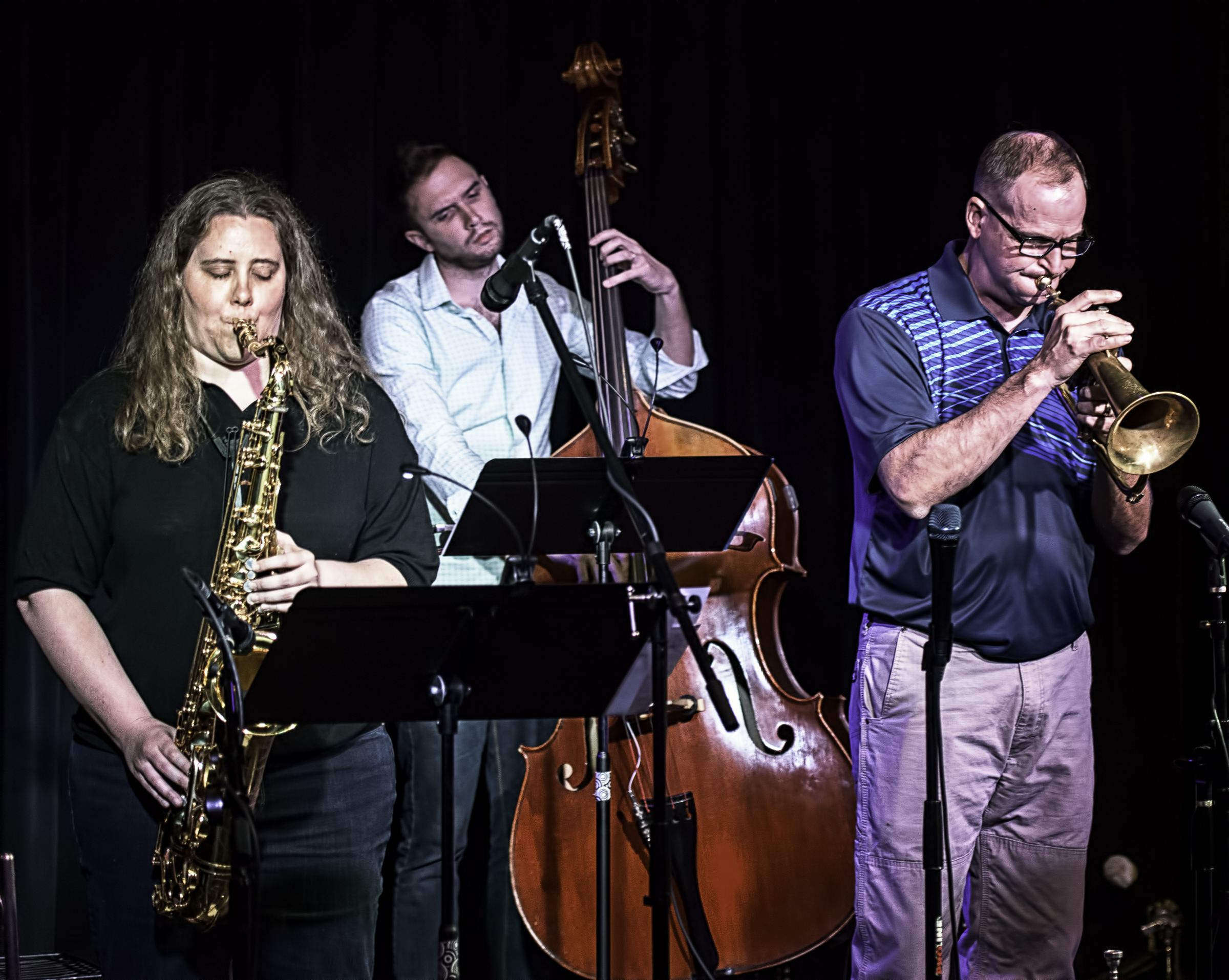 Monica Shriver, Ben Hedquist and Nick Cooper with the Monica Shriver Project at the Nash in Phoenix