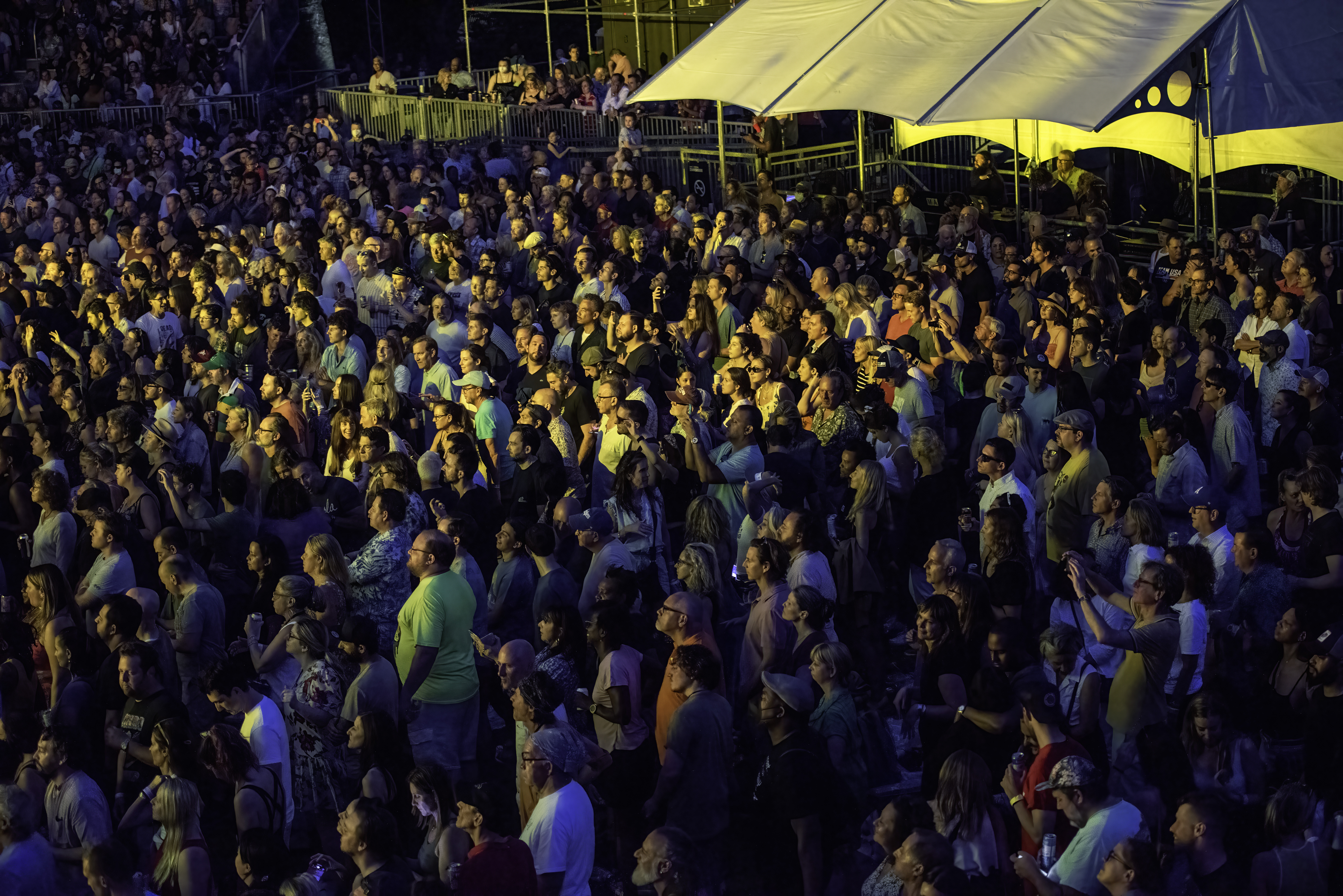 Crowd at Trombone Shorty’s Voodoo Threauxdown at SummerStage