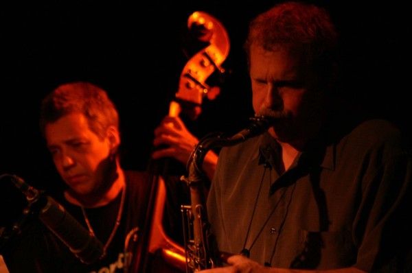 Rich Perry and Ed Schuller with "George Schuller & the Schulldogs" at Amr, Sud Des Alpes, Geneva, Switzerland, 2004