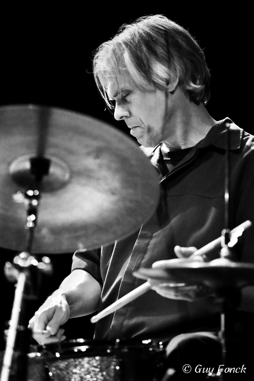 Gerry Hemingway 2011 — jazz photo by Guy Fonck | All About Jazz