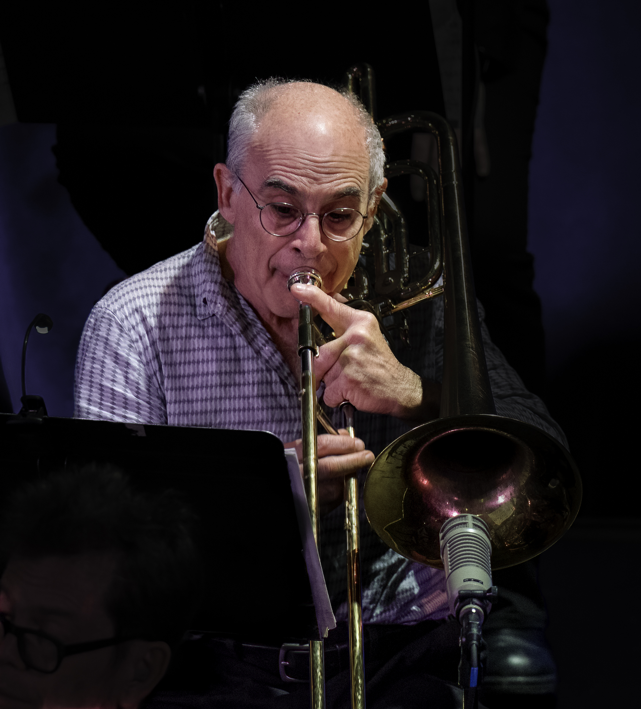 George Flynn with the Maria Schneider Orchestra At Town Hall