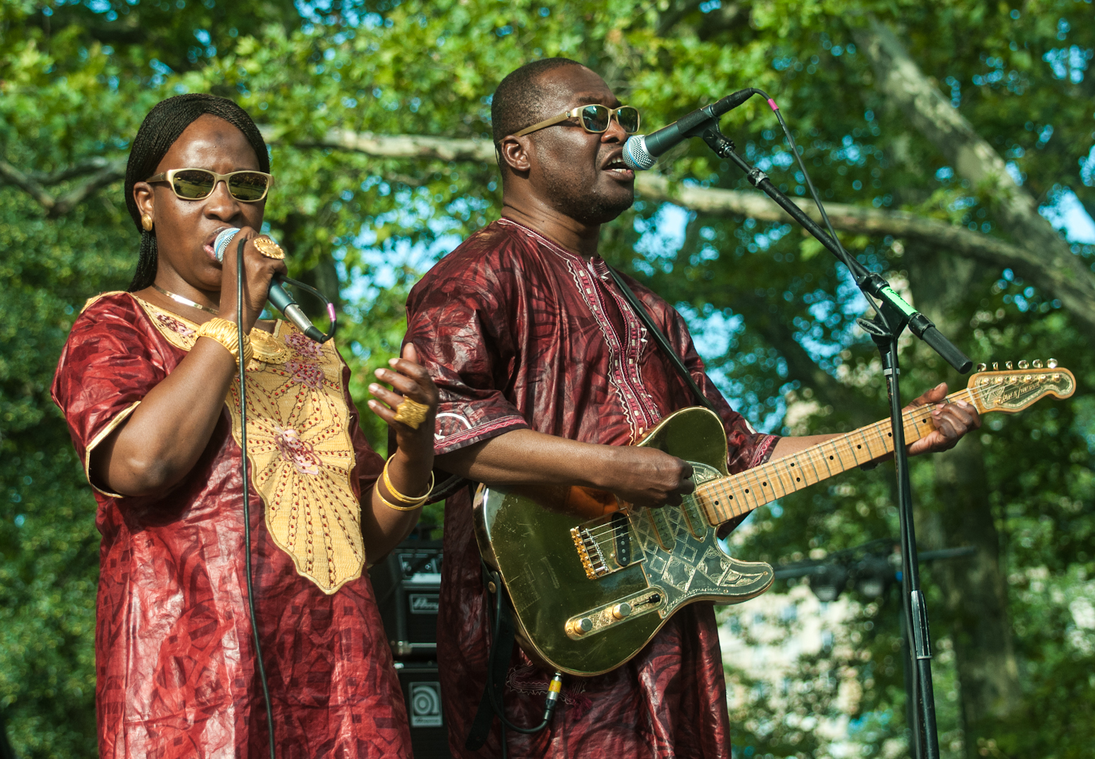 Mariam and Amadou at Central Park Summerstage