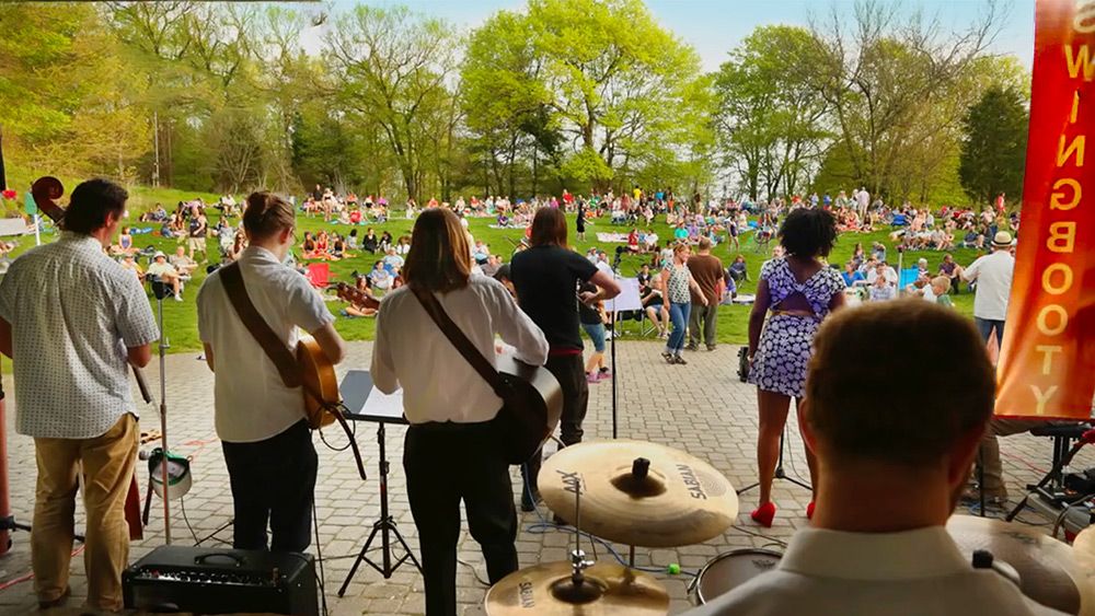 Swingbooty at Jazz at Ijams in 2017