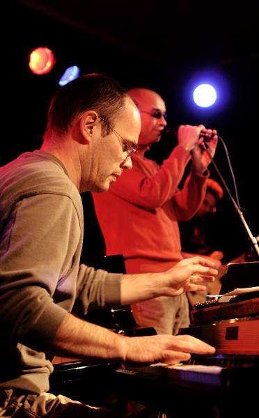 Michel Wintsch and Ernie Odoom with "Liquid Groovement" at the Sud Des Alpes, Amr, Geneva, Switzerland, 2005