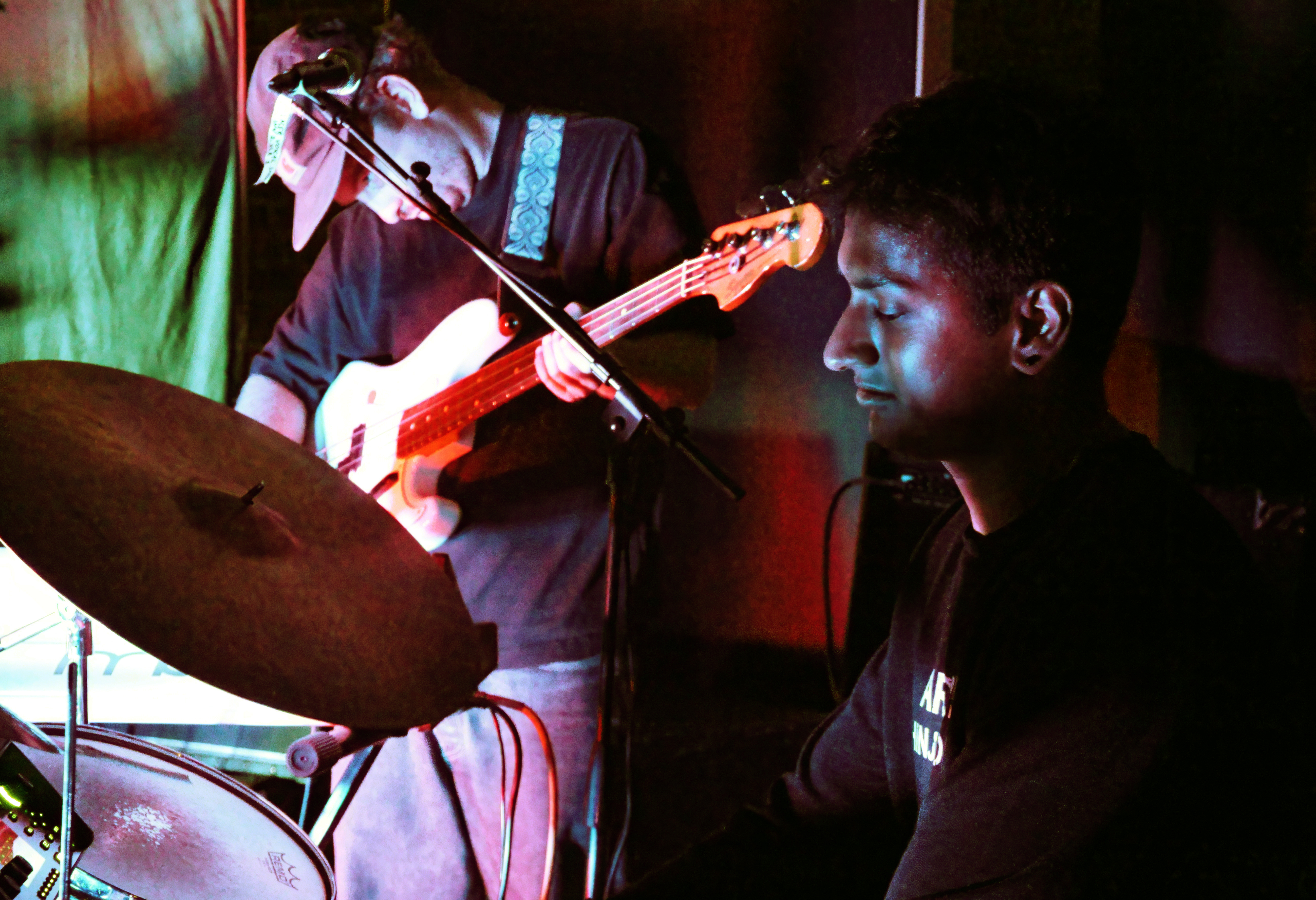 Joachim Meyer and Rino Sivathas at Kruttverket, Oslo — jazz photo by Daniel Mège | All About Jazz
