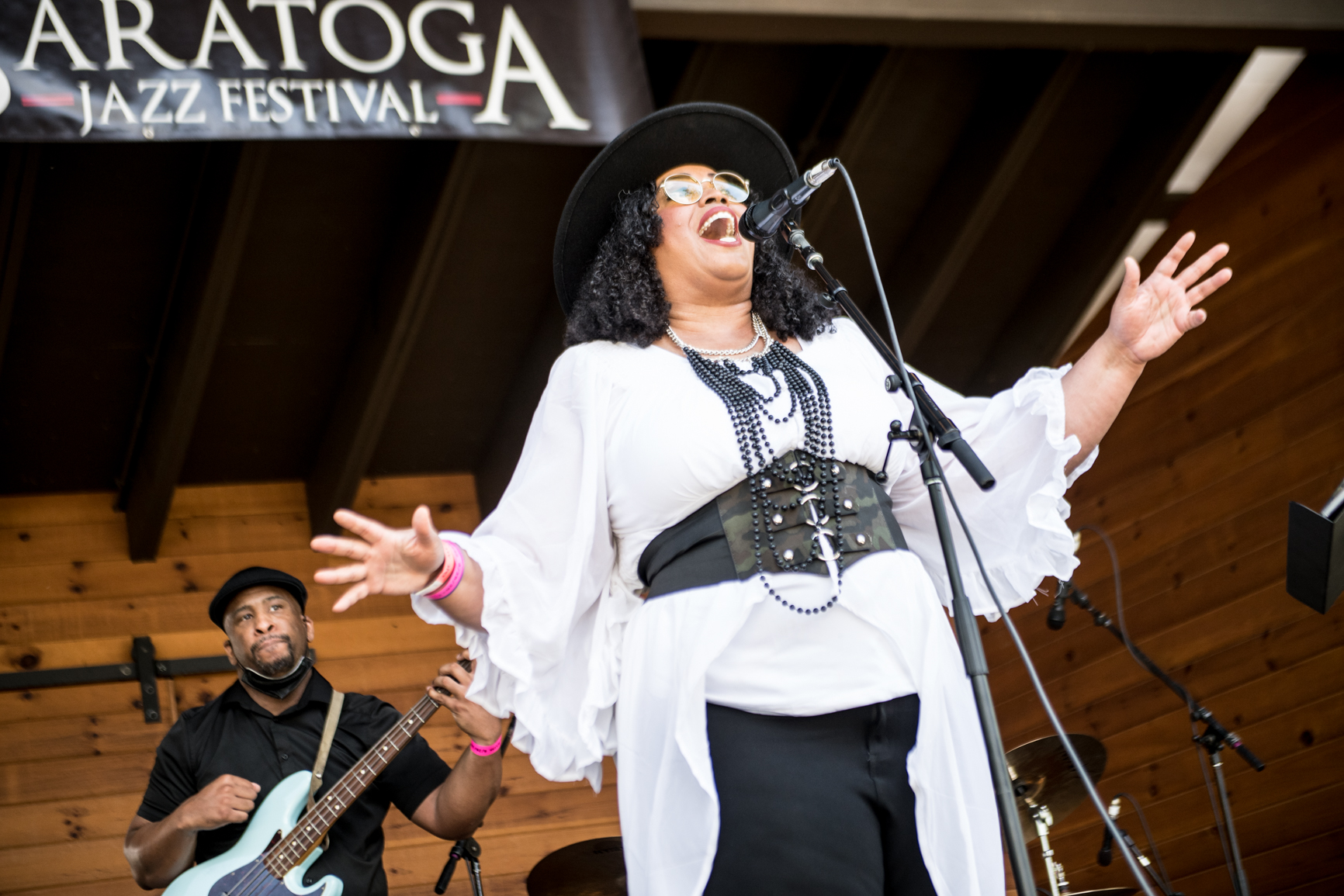 Dara Star Tucker at the 2022 Saratoga Jazz Festival