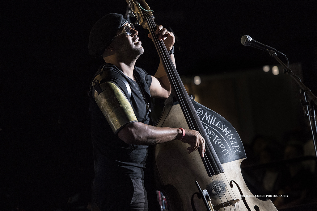 Miles Mosley at the 2017 Detroit Jazz Festival