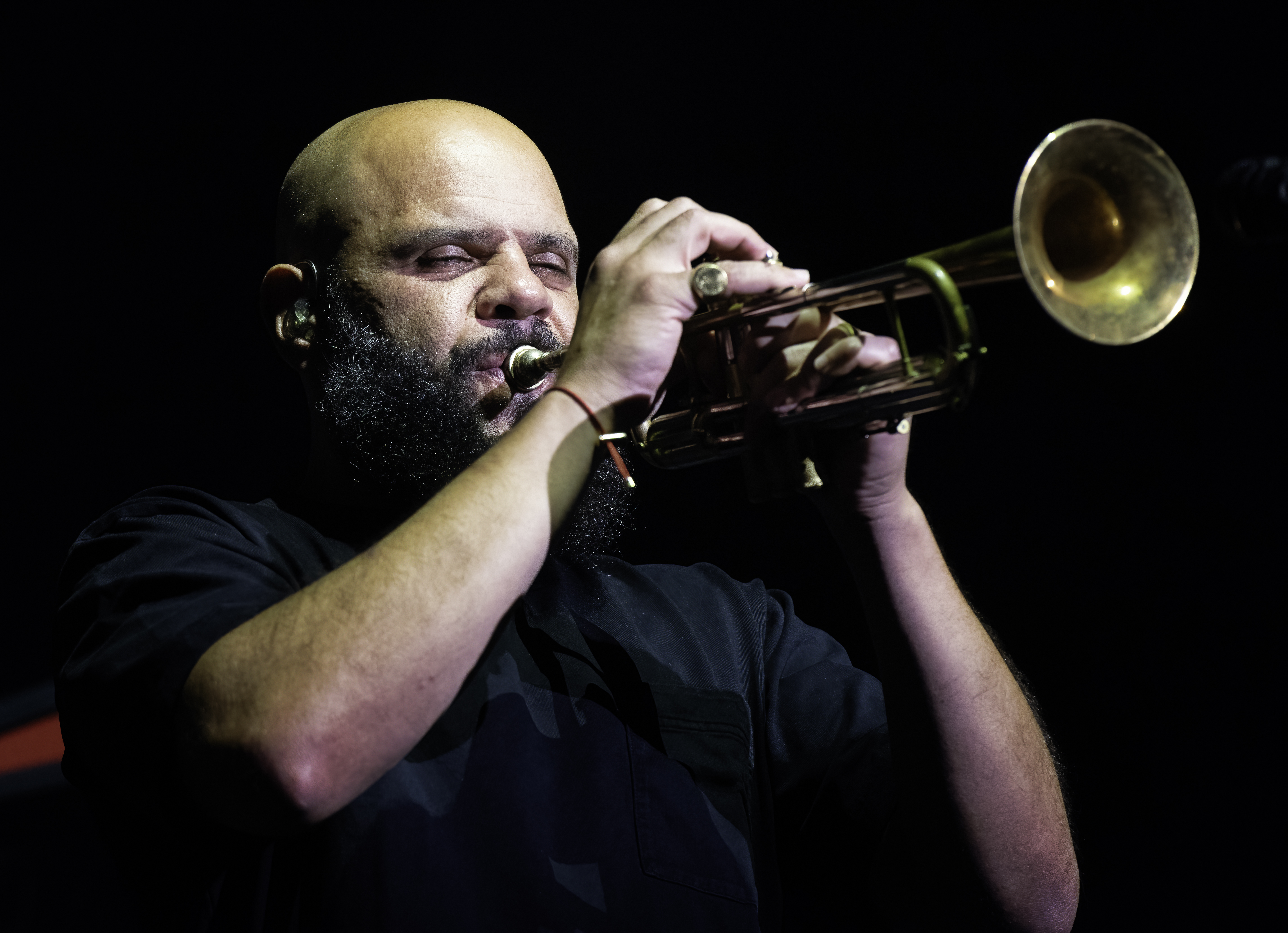 Dave Guy with the Roots at the Montreal Jazz Festival 2022