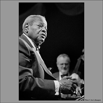 Oscar Peterson, Jazz in Marciac, France, August 2003