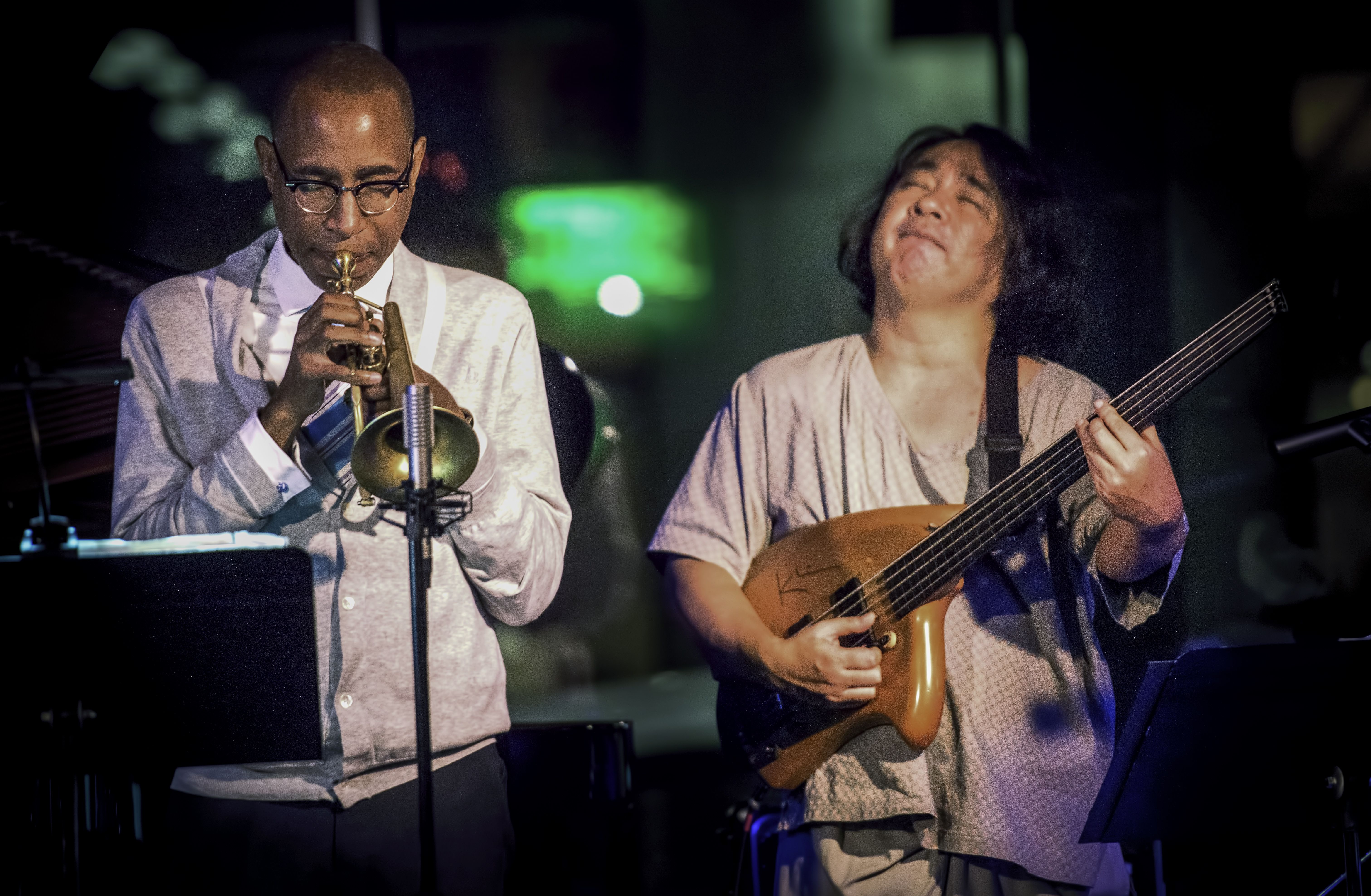 Ron Miles and Stomu Takeishi with Myra Melford's Snowy Egret at SF Jazz Center