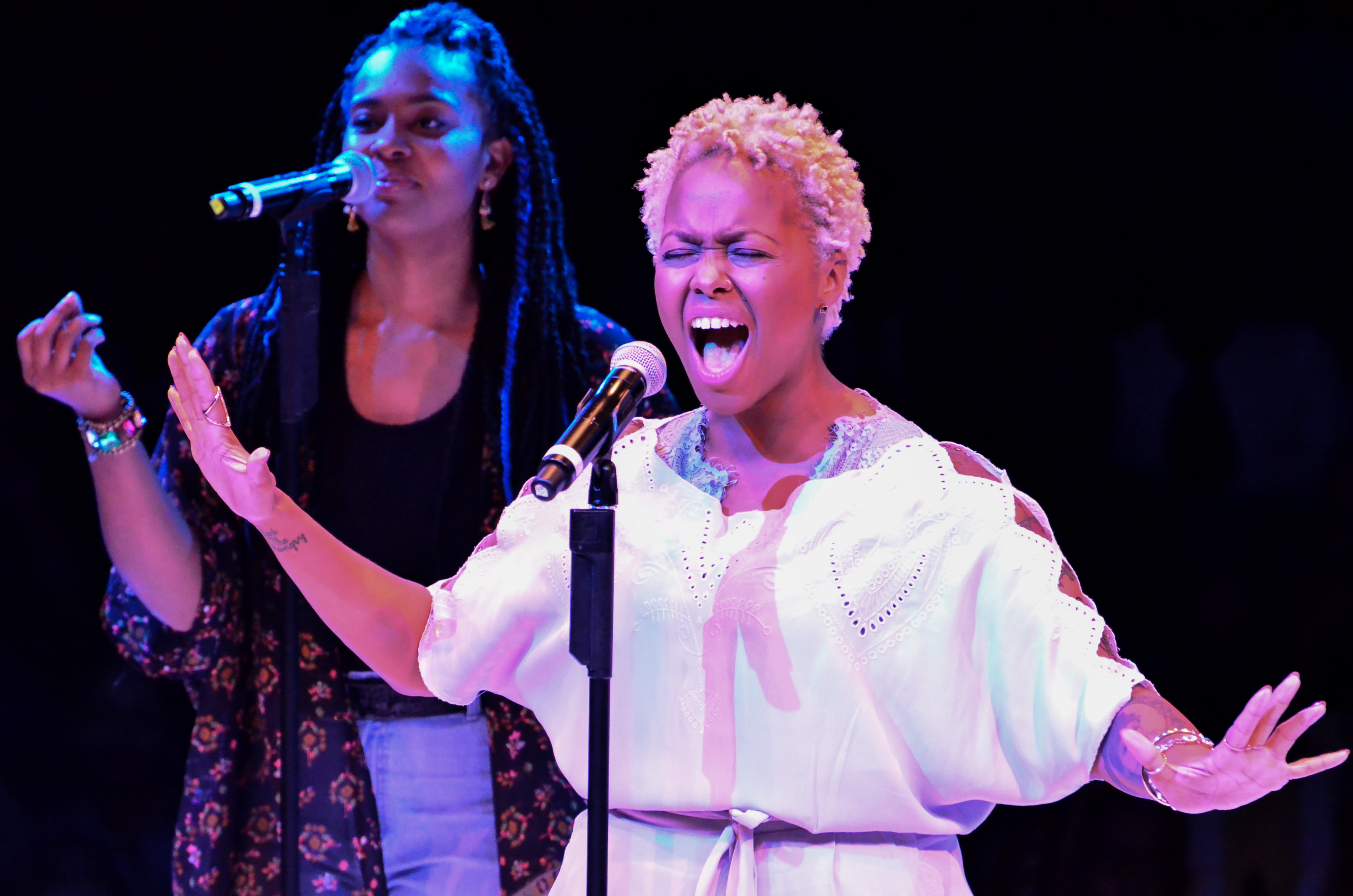 Chrisette Michele at NYCB Theatre at Westbury on 8-14-15. 