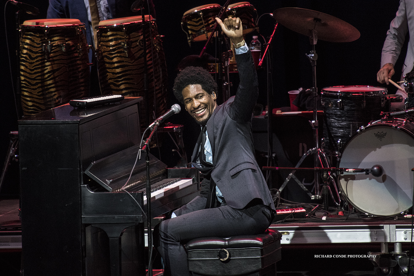 Jon Batiste at the 2018 Freihofer Saratoga Jazz Festival