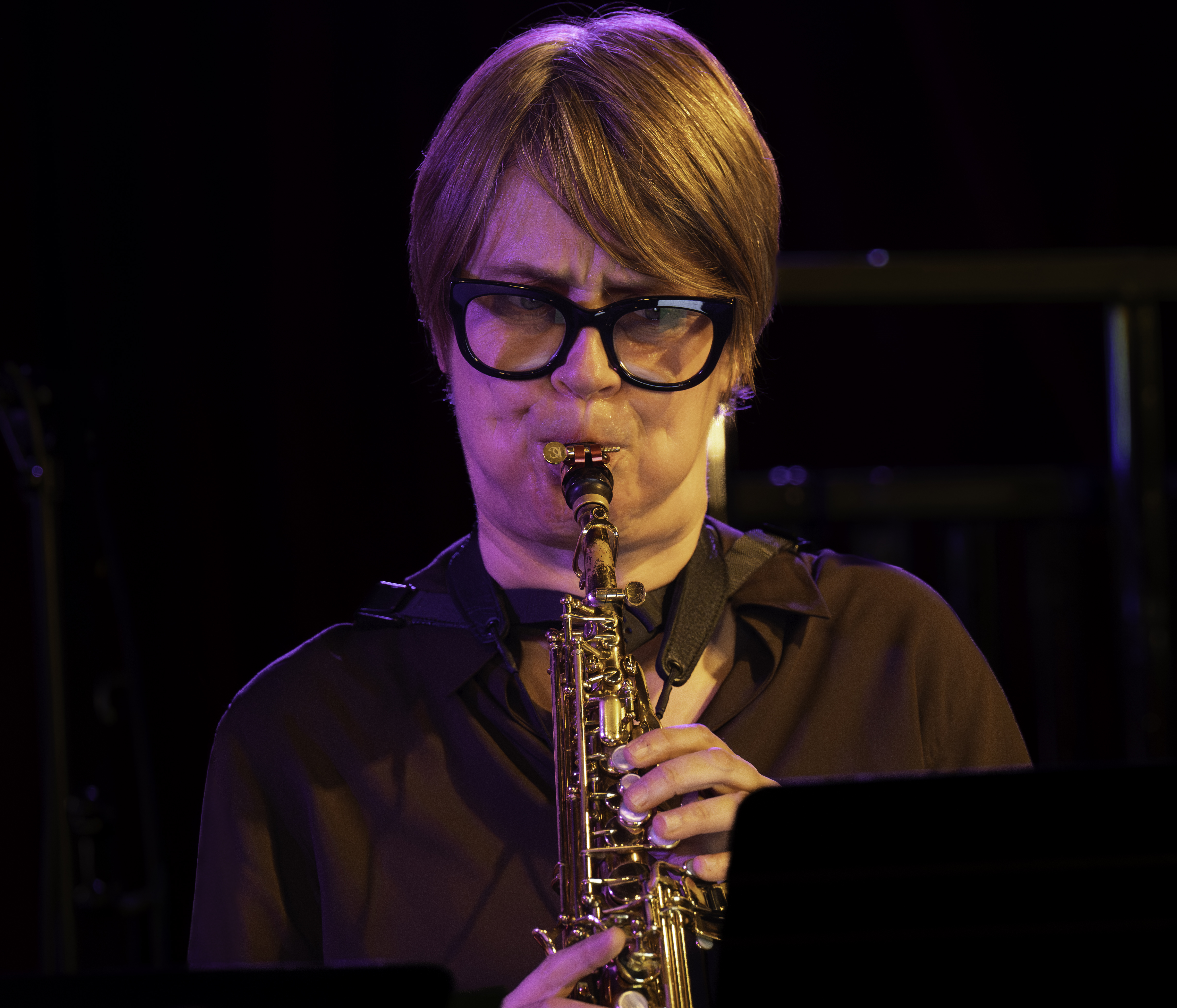 Ingrid Laubrock With the Anna Webber Nonet at the NYC Jazz Gallery