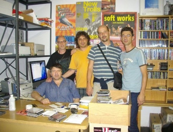 Leonardo Pavkovic with Alberto Bonomi, Alberto de Grandis, Luca Baldassari, Silvio Minella