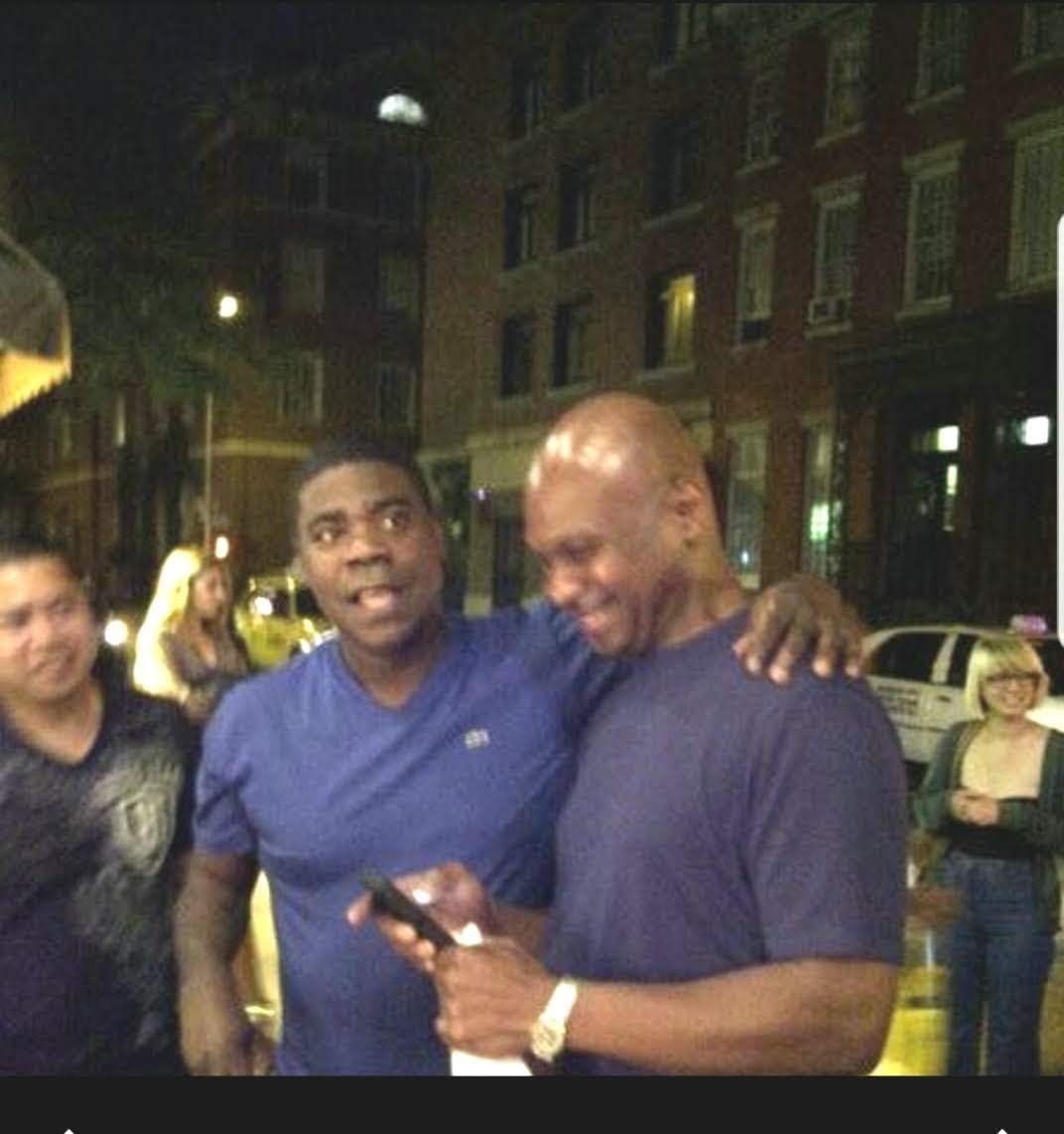 Tracy Morgan with Wayne Henderson