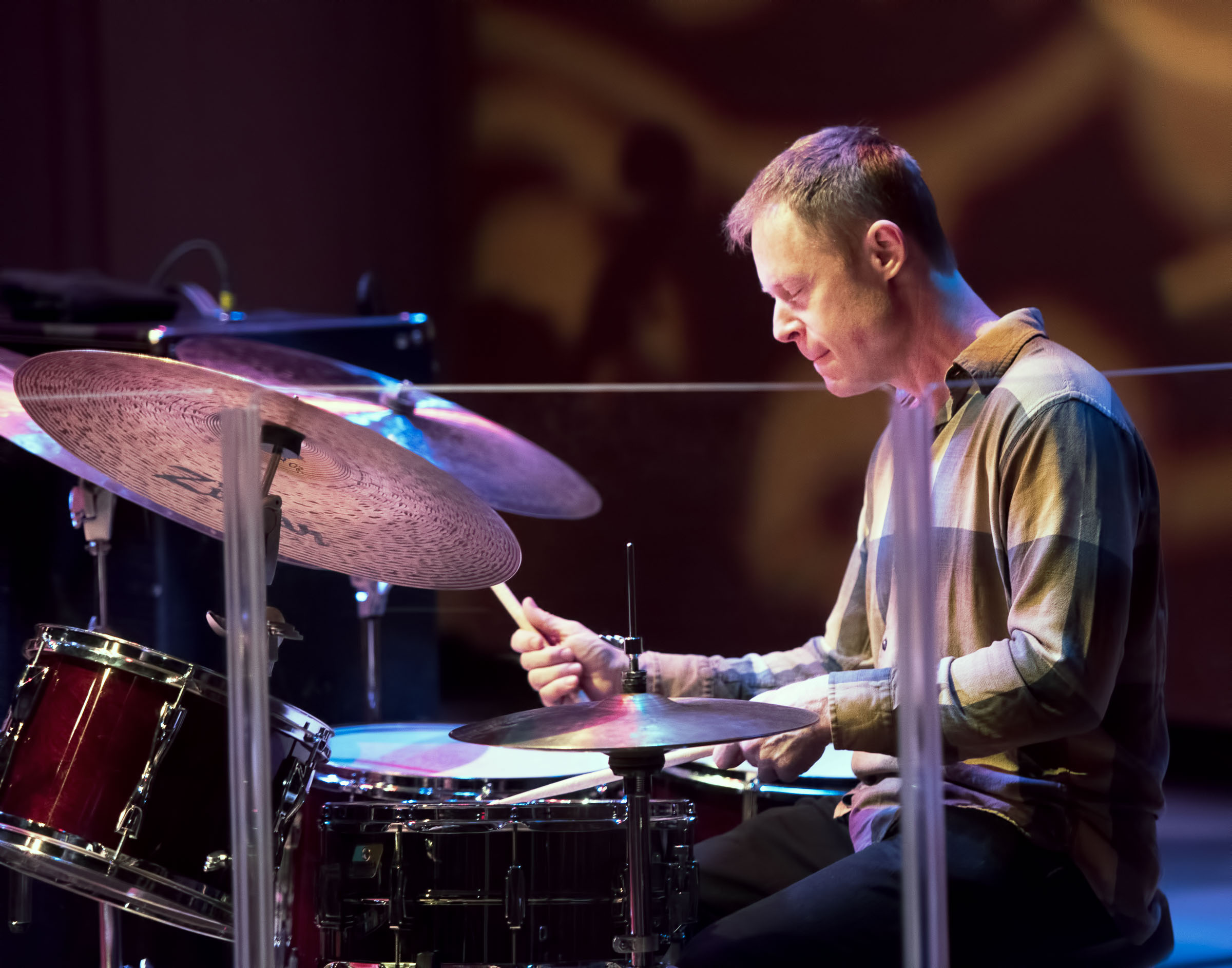 Bill Stewart With Scofield Medeski Quartet At The Musical Instruments Museum (mim) In Phoenix