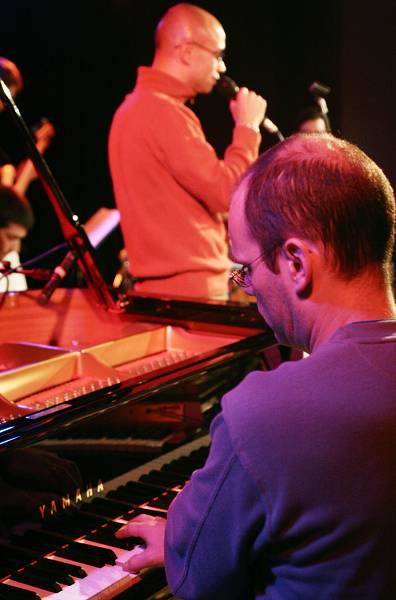 Michel Wintsch and Ernie Odoom with "Liquid Groovement" at the Sud Des Alpes, Amr, Geneva, Switzerland, 2005