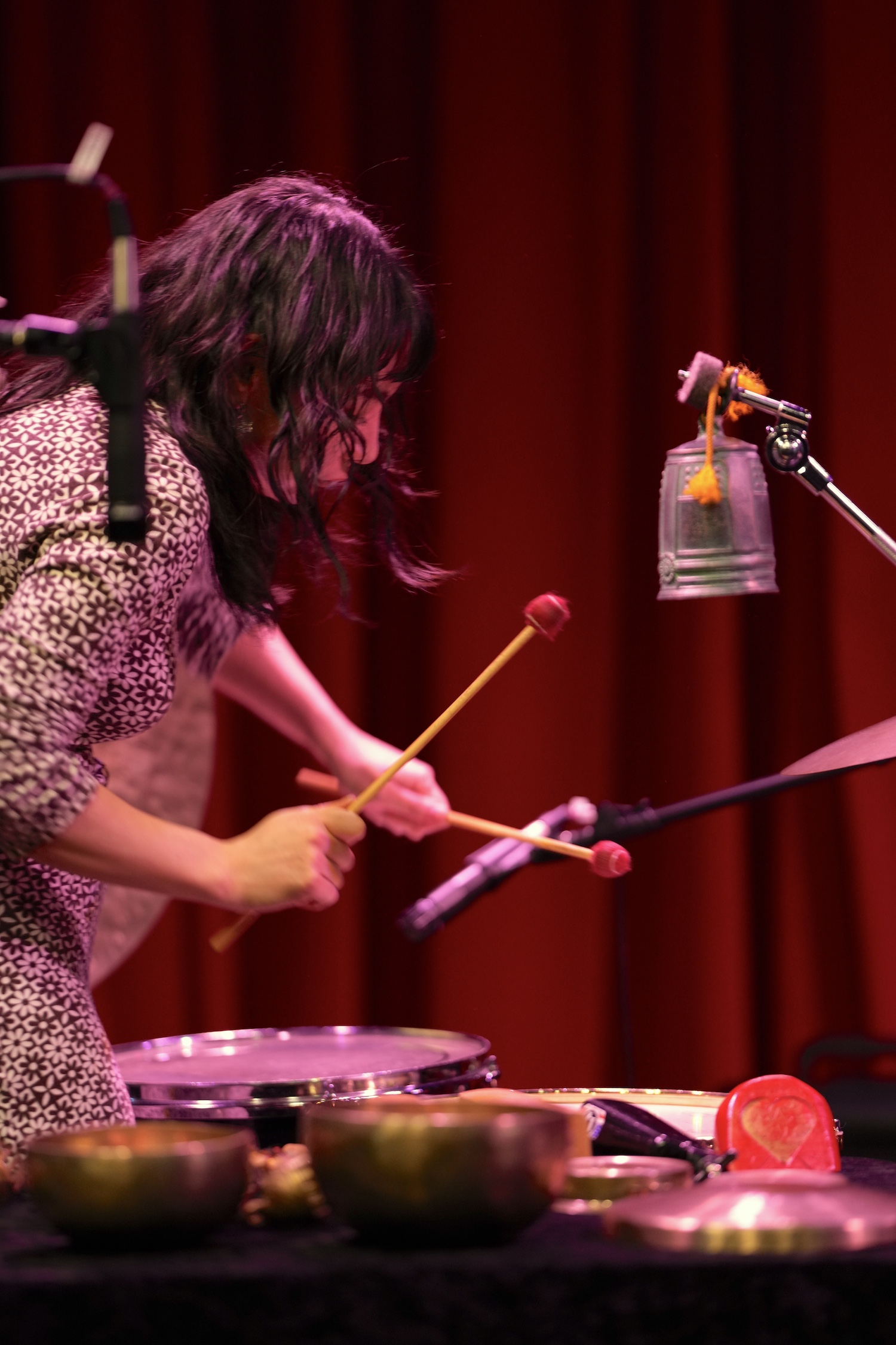 Nava Dunkelman / William Winant Trio, The Stone, NYC, 3 December 2025 — jazz photo by ell D. | All About Jazz