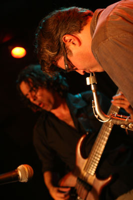 Stefano Saccon and Pascal Alba with "Pascal Alba Group" at les Caves Du Bon Sejour, Versoix, Geneva, Switzerland,2005