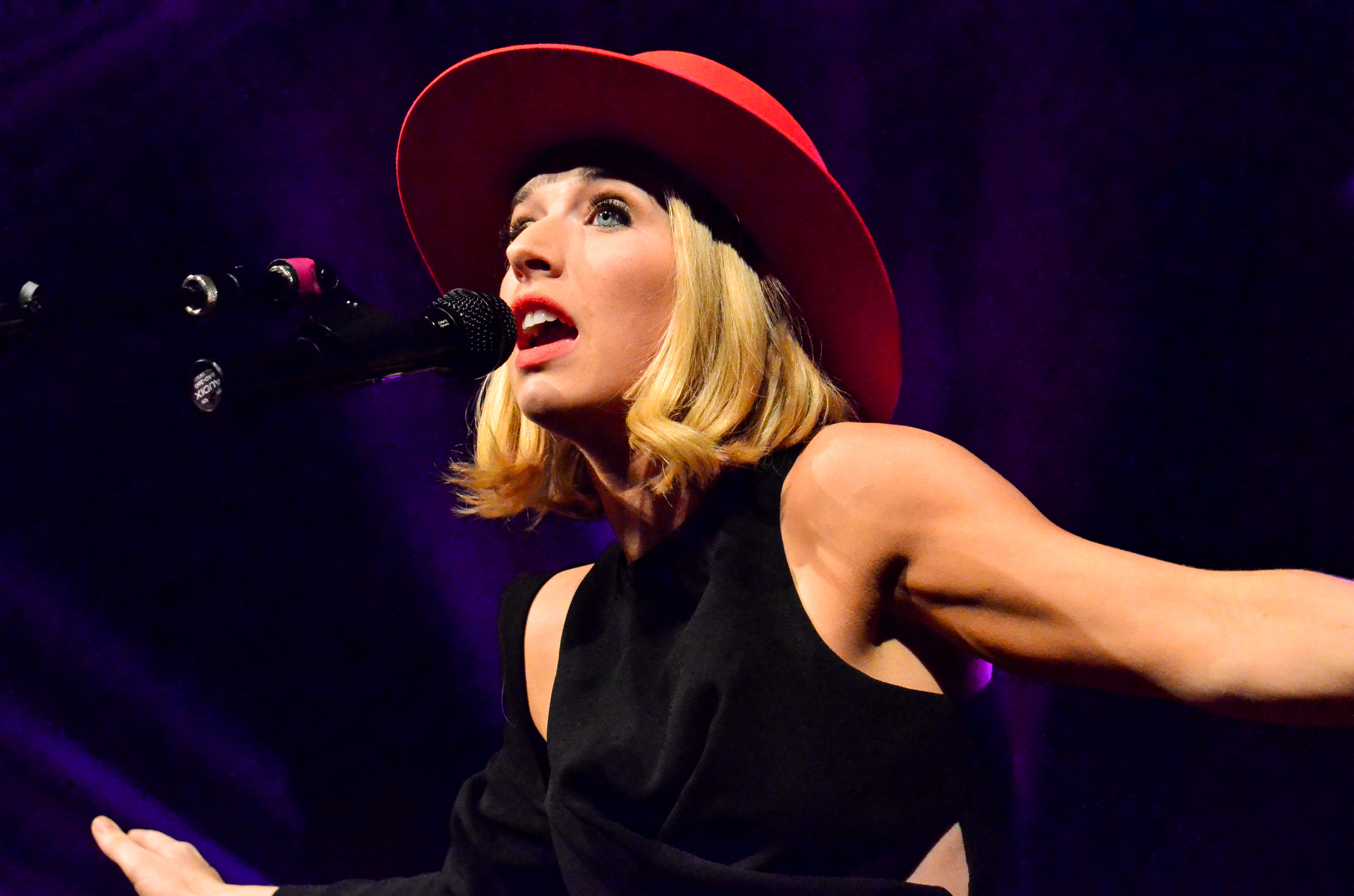 ZZ Ward at Irving Plaza on 9-18-2015.