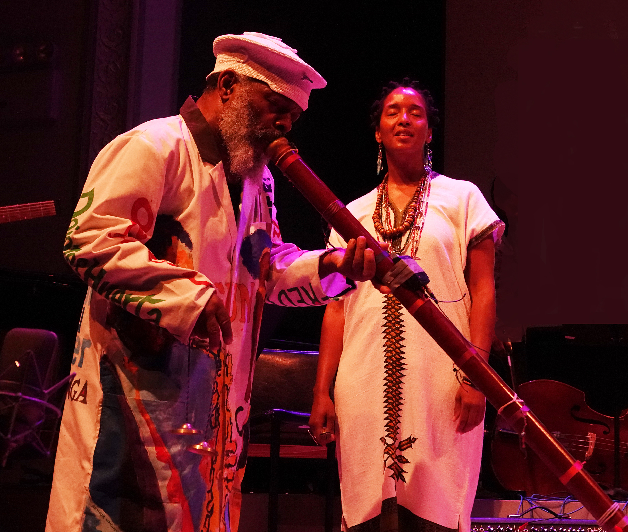 Douglas Ewart & Mankwe Ndosi at 24th Annual Vision Festival