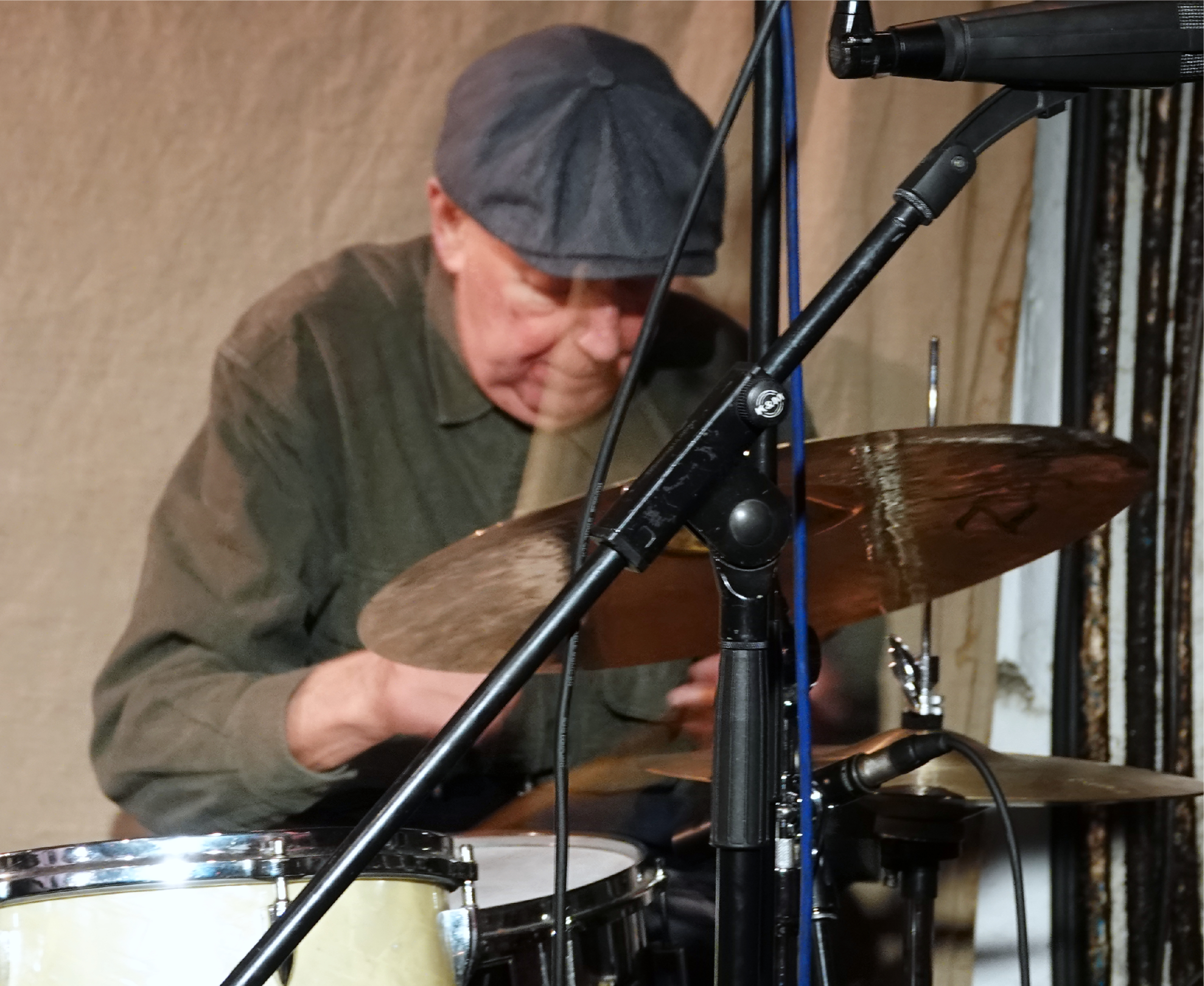 Han Bennink at Cafe Oto Peter Brotzmann Tribute