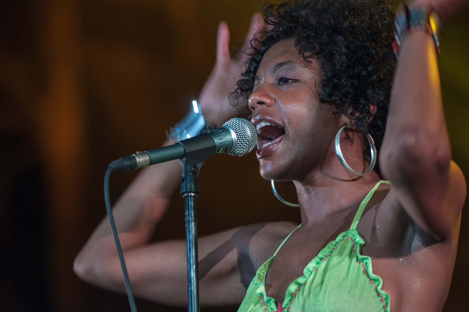 Niki J Crawford with Orgone at the Montreal International Jazz Festival 2012