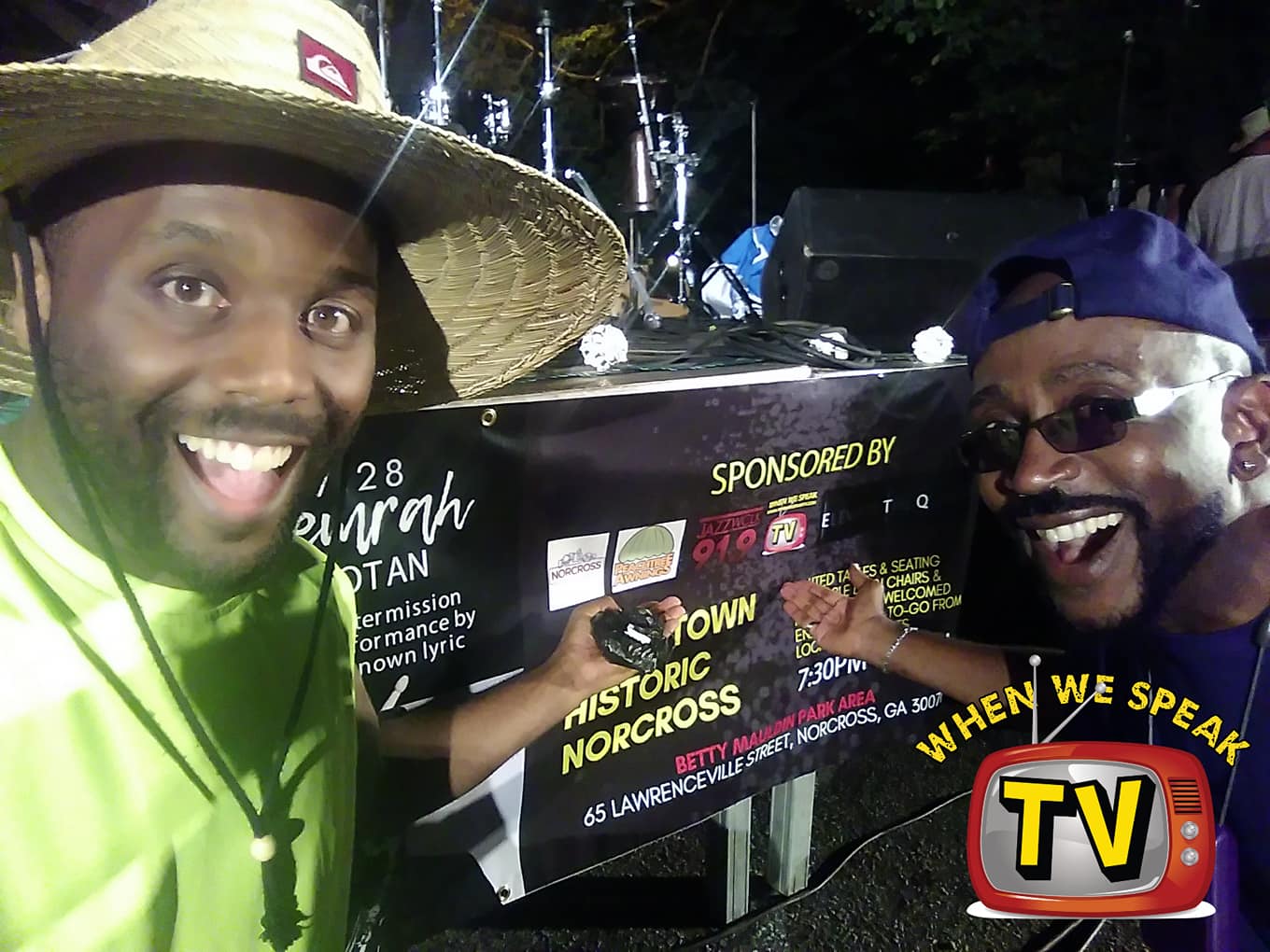 When We Speak TV is a proud sponsor of Jazz In The Alley in Norcross, GA