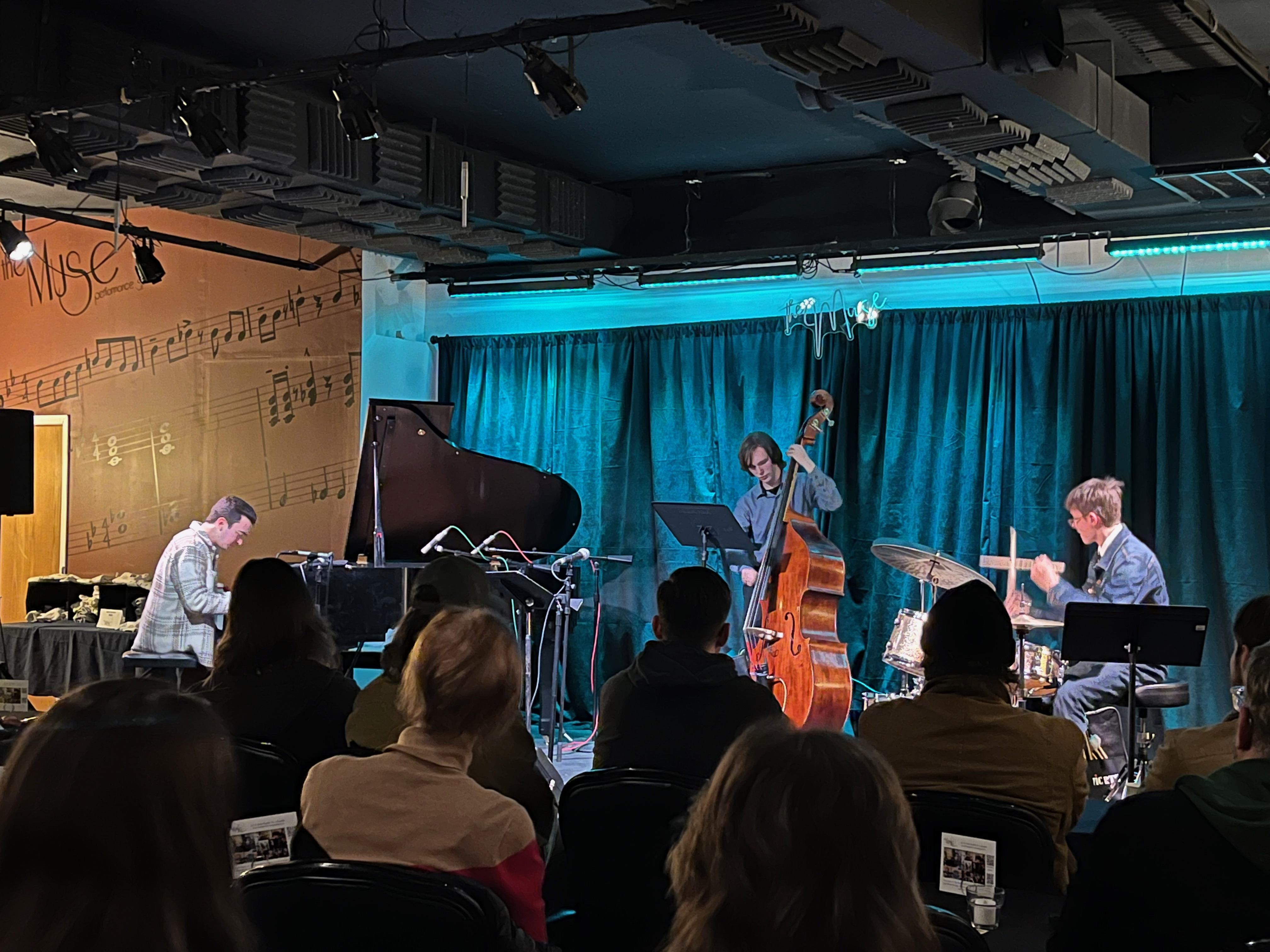 Andrew Elwood with Ethan Frank at the Muse