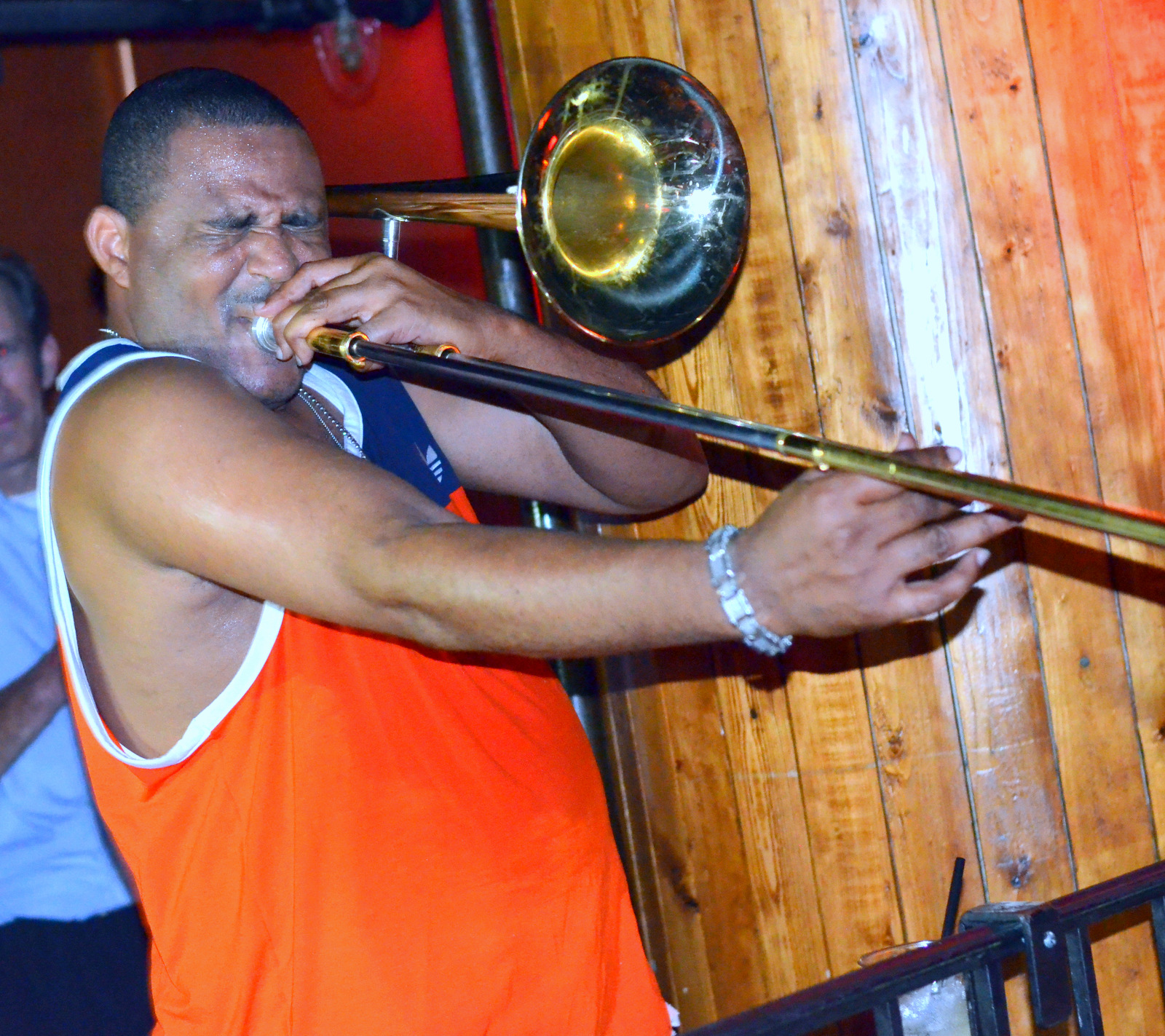 Glen David Andrews at Rockwood Music Hall in Nyc on 6-18-14