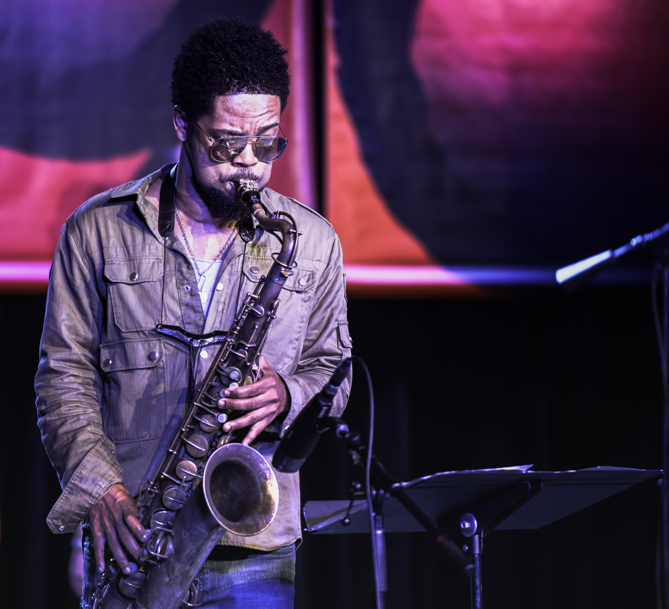 Mark Shim with the Vijay Iyer Sextet at the Monterey Jazz Festival