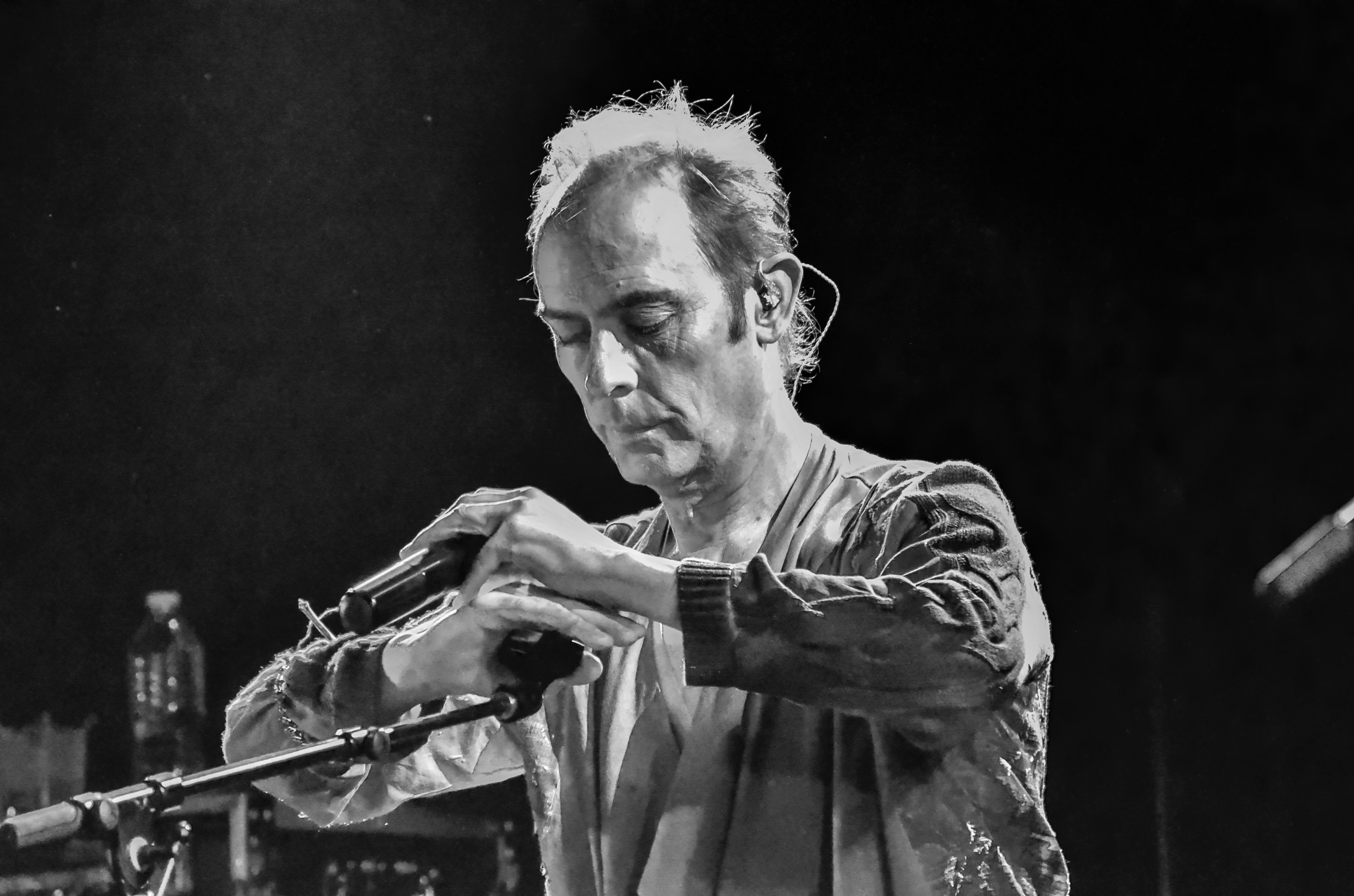 Peter Murphy at Le Poisson Rouge in NYC on 4-22-2016. 