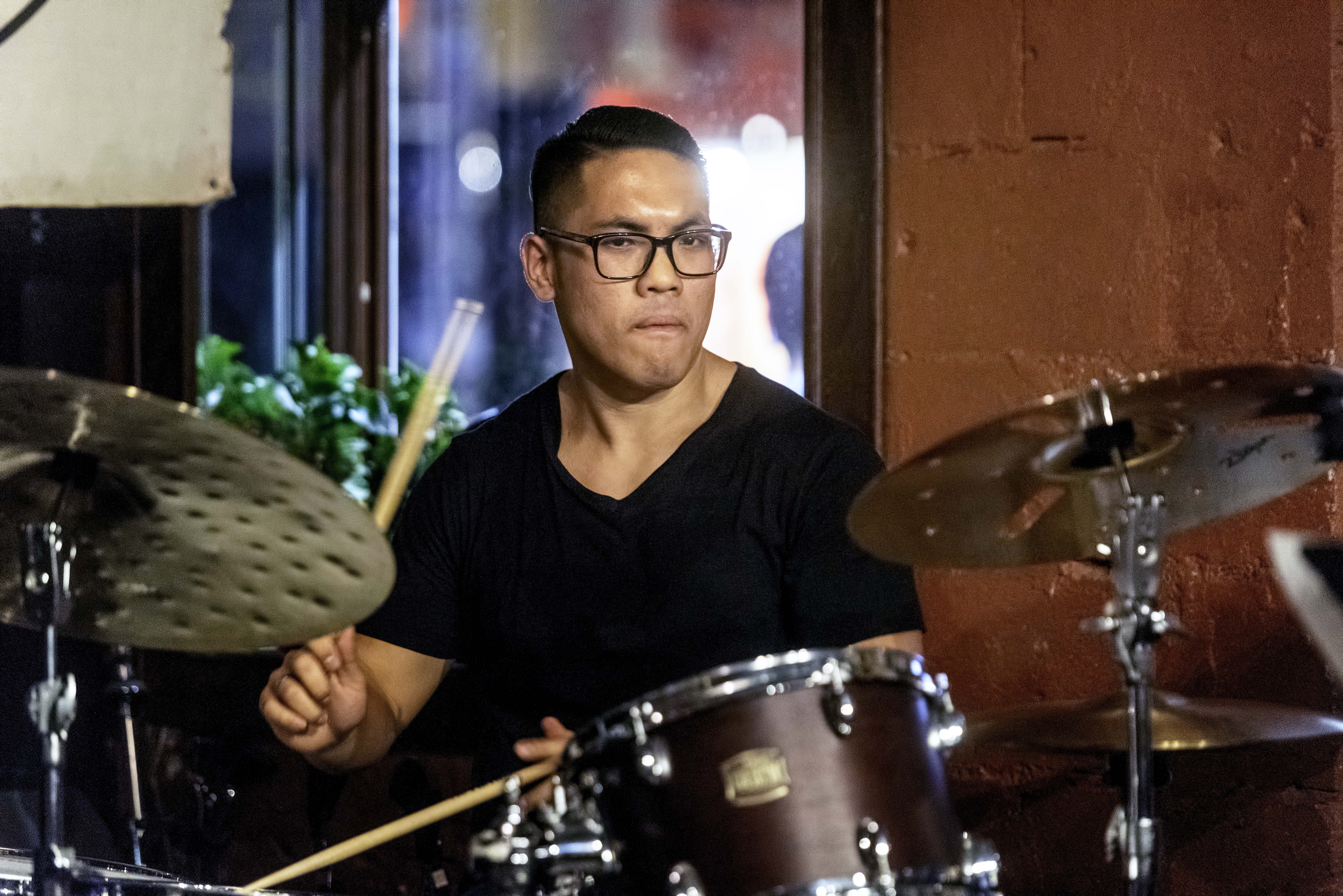 Anthony Fung with David Binney at the Rex Jazz Bar at the Toronto Jazz Festival 2019