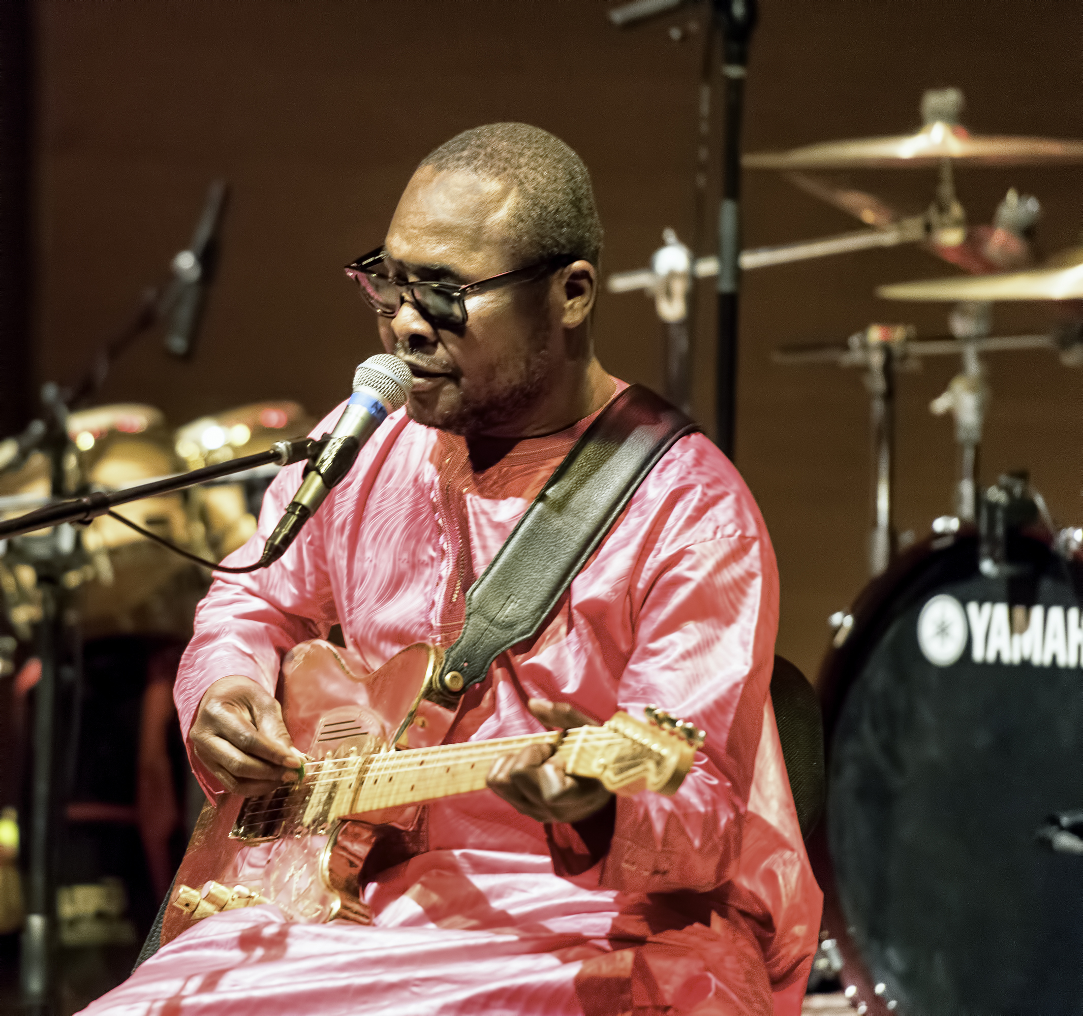 Amadou Bagayoko with Mariam At The Musical Instrument Museum (MIM) In Phoenix