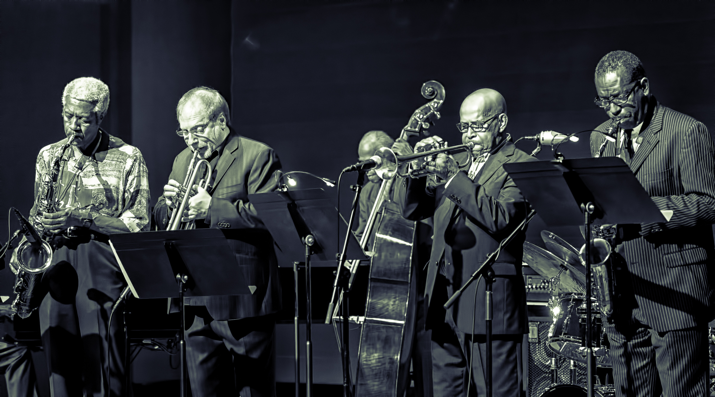 Billy Harper, David Weiss, Cecil Mcbee, Eddie Henderson, And Donald Harrison With The Cookers At The Musical Instrument Museum (mim) In Phoenix