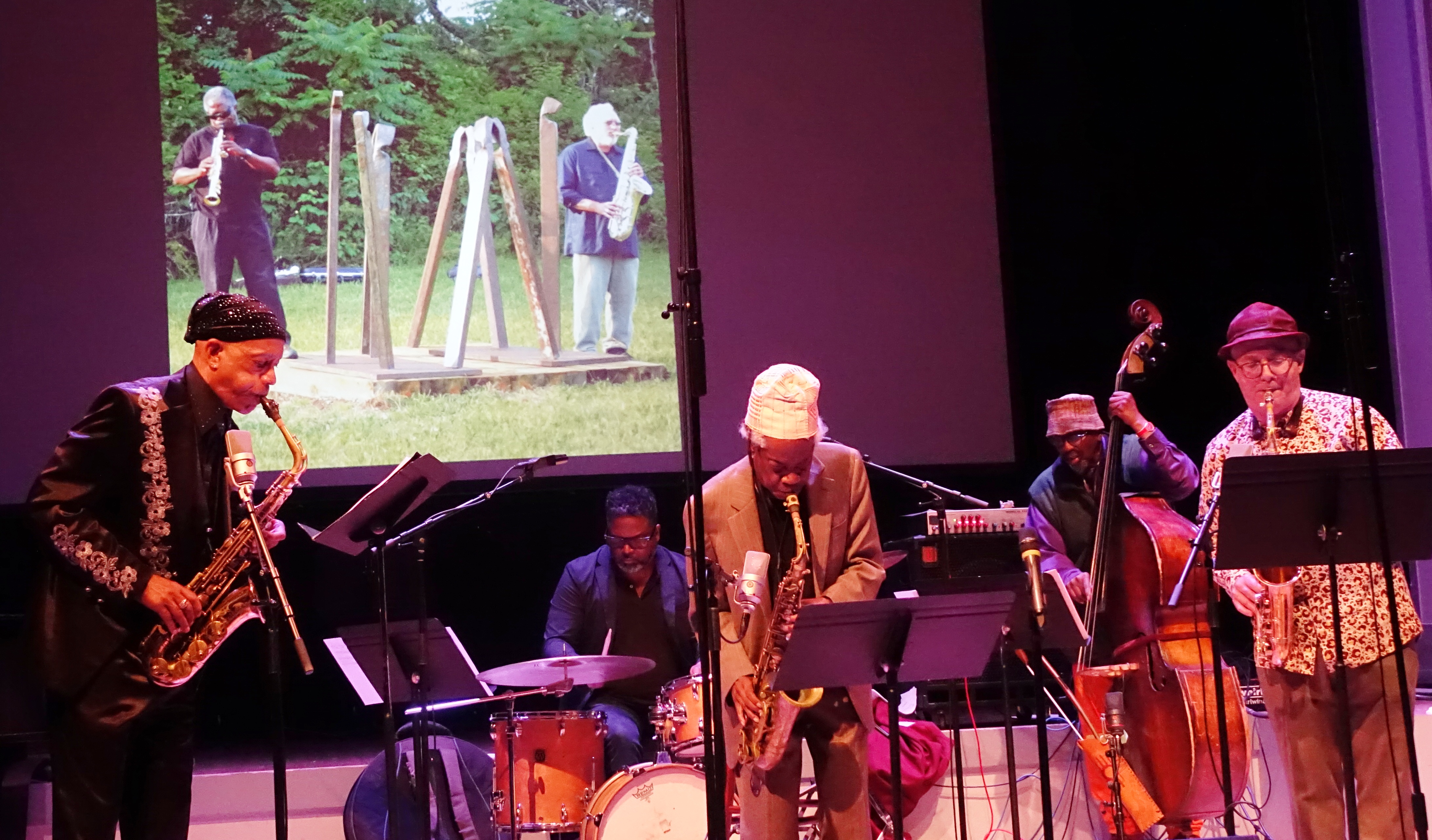 Alto Gladness at the Vision Festival in Roulette, Brooklyn in June 2019