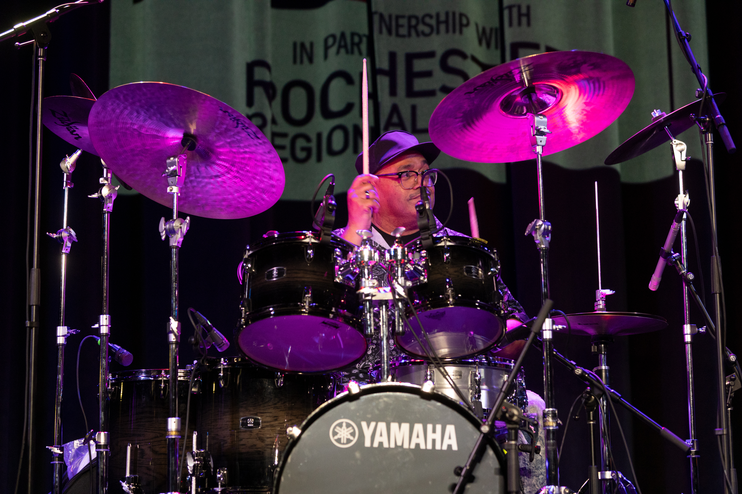 Dennis Chambers at the 2025 Rochester International Jazz Festival