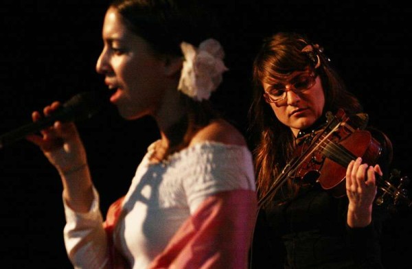 Jamila Dorner and Erida Bega with "Gilles Torrent World Jazz Sound" at la Traverse, Geneva, Switzerland, 2005