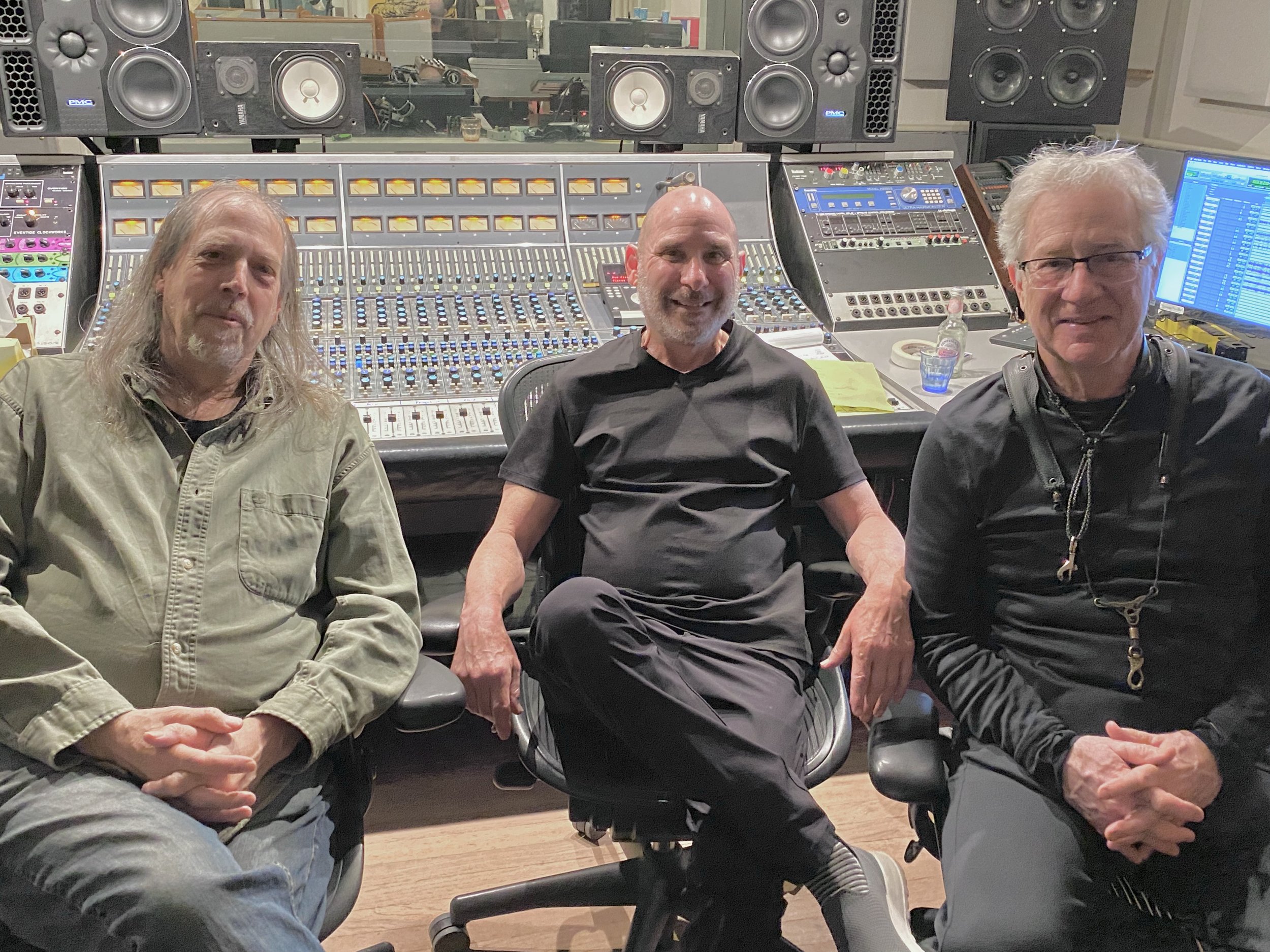 Neil, Phil, and Frank at Clubhouse Recording April 2023