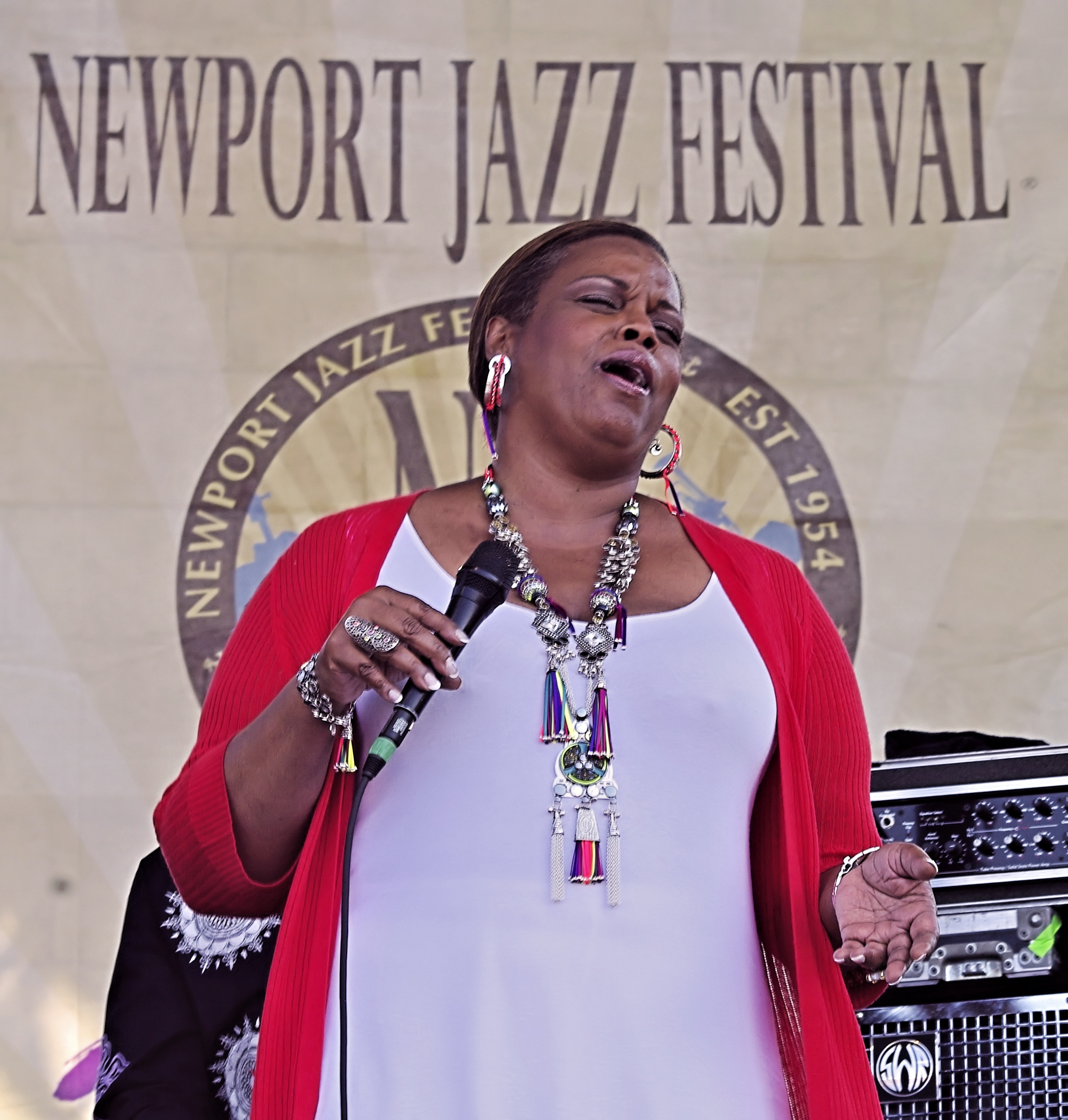 Diane Reeves at the 2012 Newport Jazz Festival — jazz photo by Harold Jenkins | All About Jazz