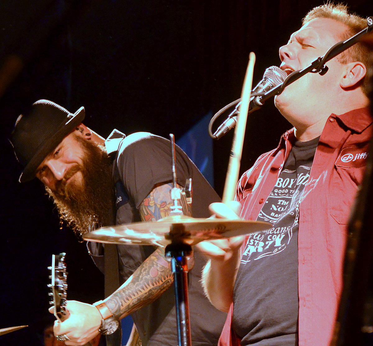 the Cringe and Cowboy Mouth at b.b. Kings on 7-17-2014