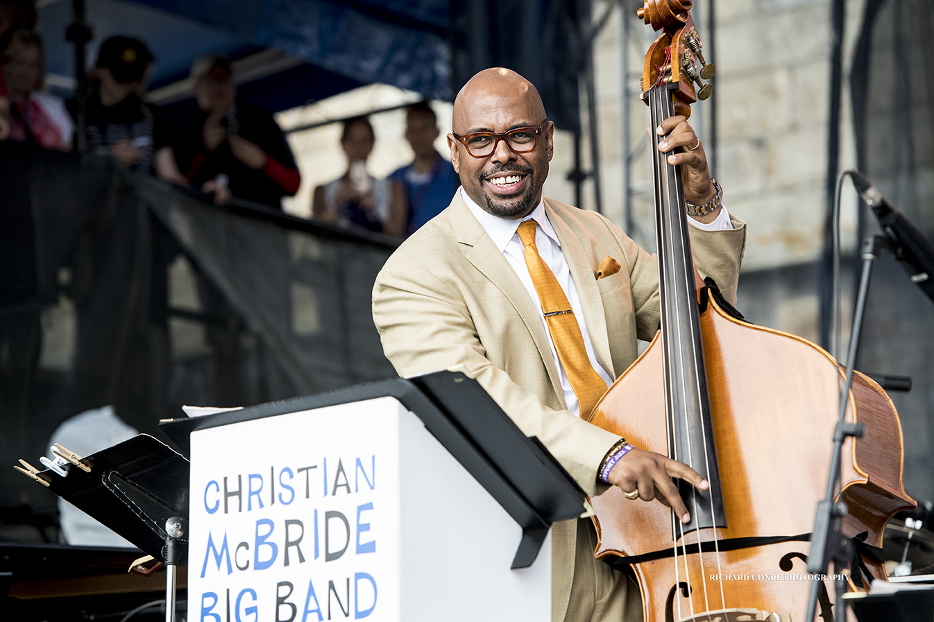 Christian McBride at the 2017 Newport Jazz Festival