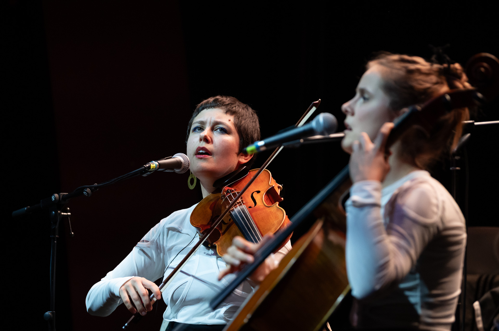 Laia Escartin and Flavia Escartin at Jazz I Am 2026 — jazz photo by Gabriele Guala | All About Jazz