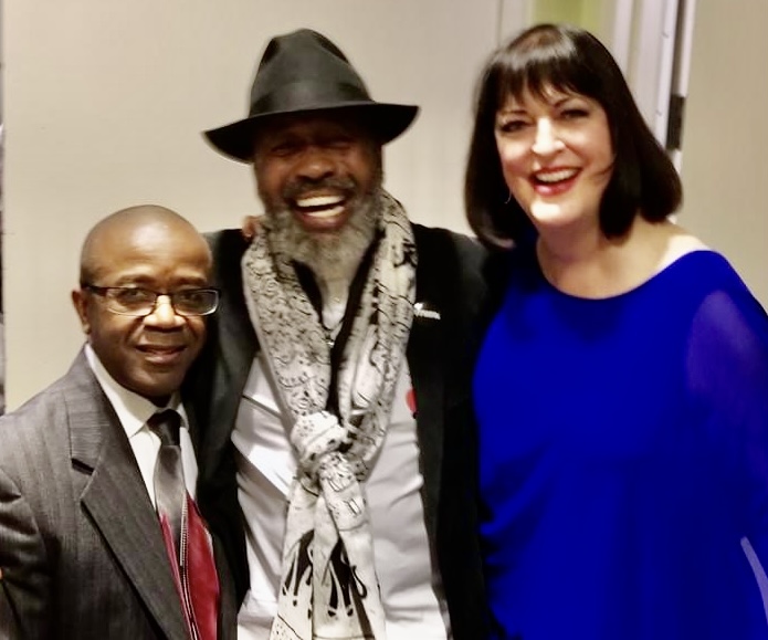 Backstage at JALC with Ben Vereen and Kenny Washington