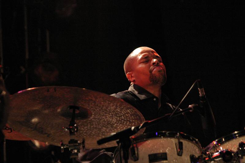 Nasheet Waits with Jason Moran and the Bandwagon at the Cully Jazz Festival, Switzerland, 2005