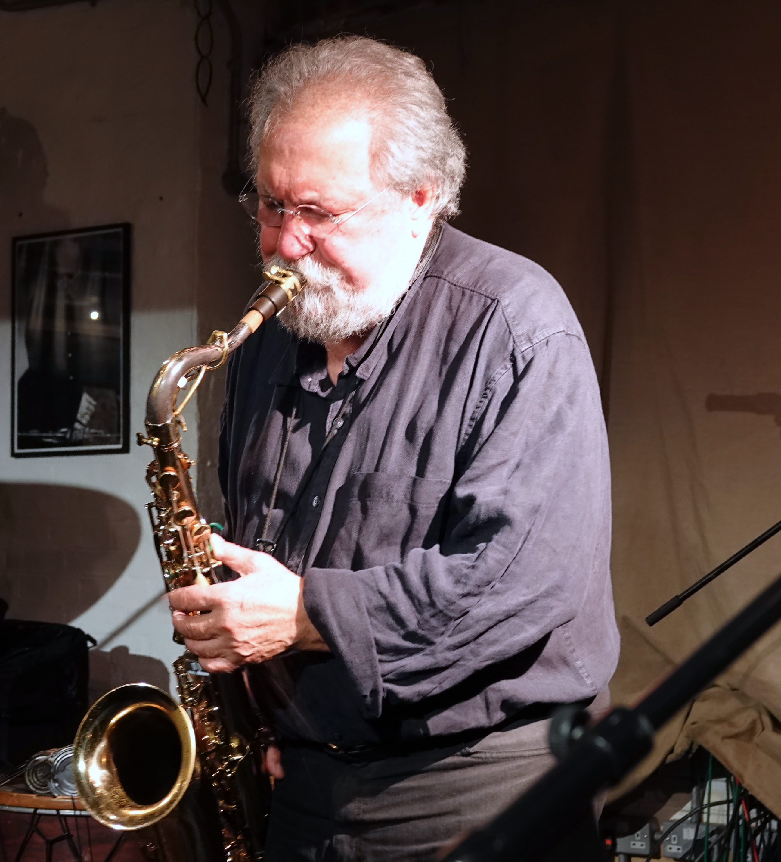 Evan Parker at Cafe Oto Peter Brotzmann Tribute