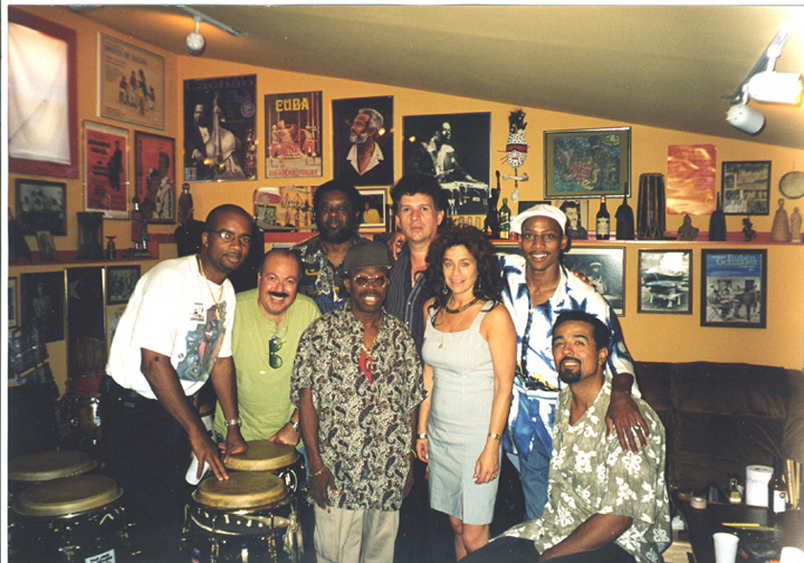 New Yor-Uba in California During a Yoshi's Engagement. Hangin; with John Santos, Oreste Vilato and Others.