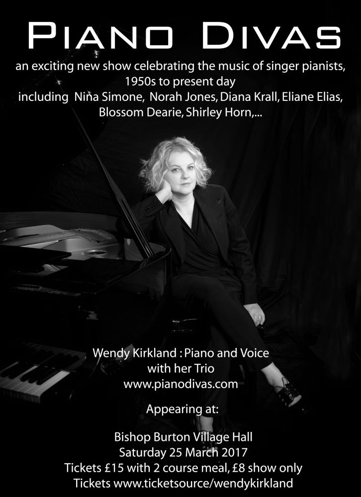 Wendy Kirkland: Piano Divas UK album tour