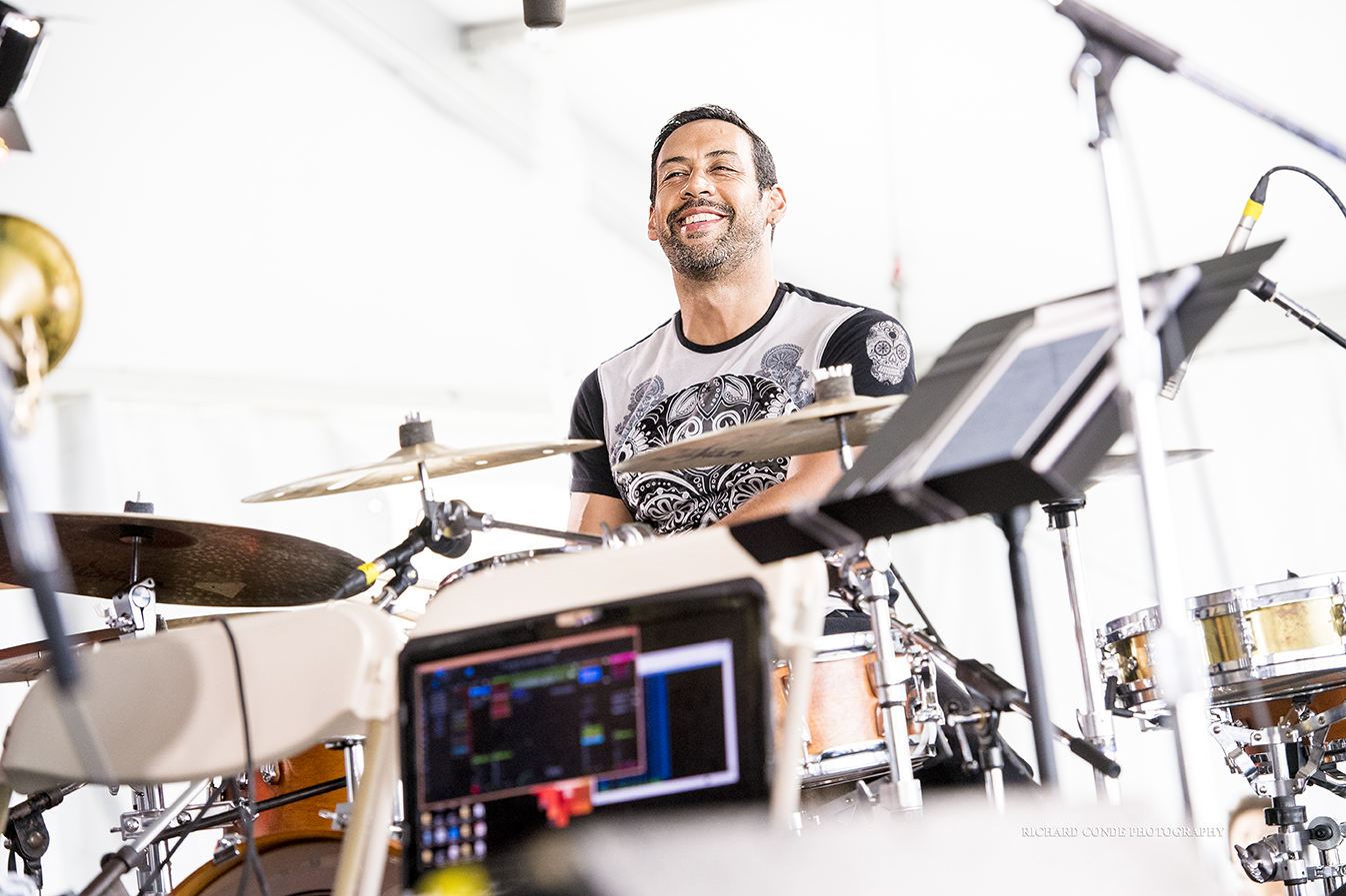 Antonio Sanchez at the 2017 Newport Jazz Festival