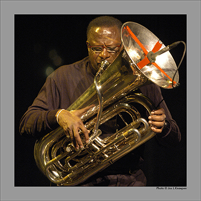 Bob Stewart, Hnita Jazz Club, Heist, Belgium, March 2004